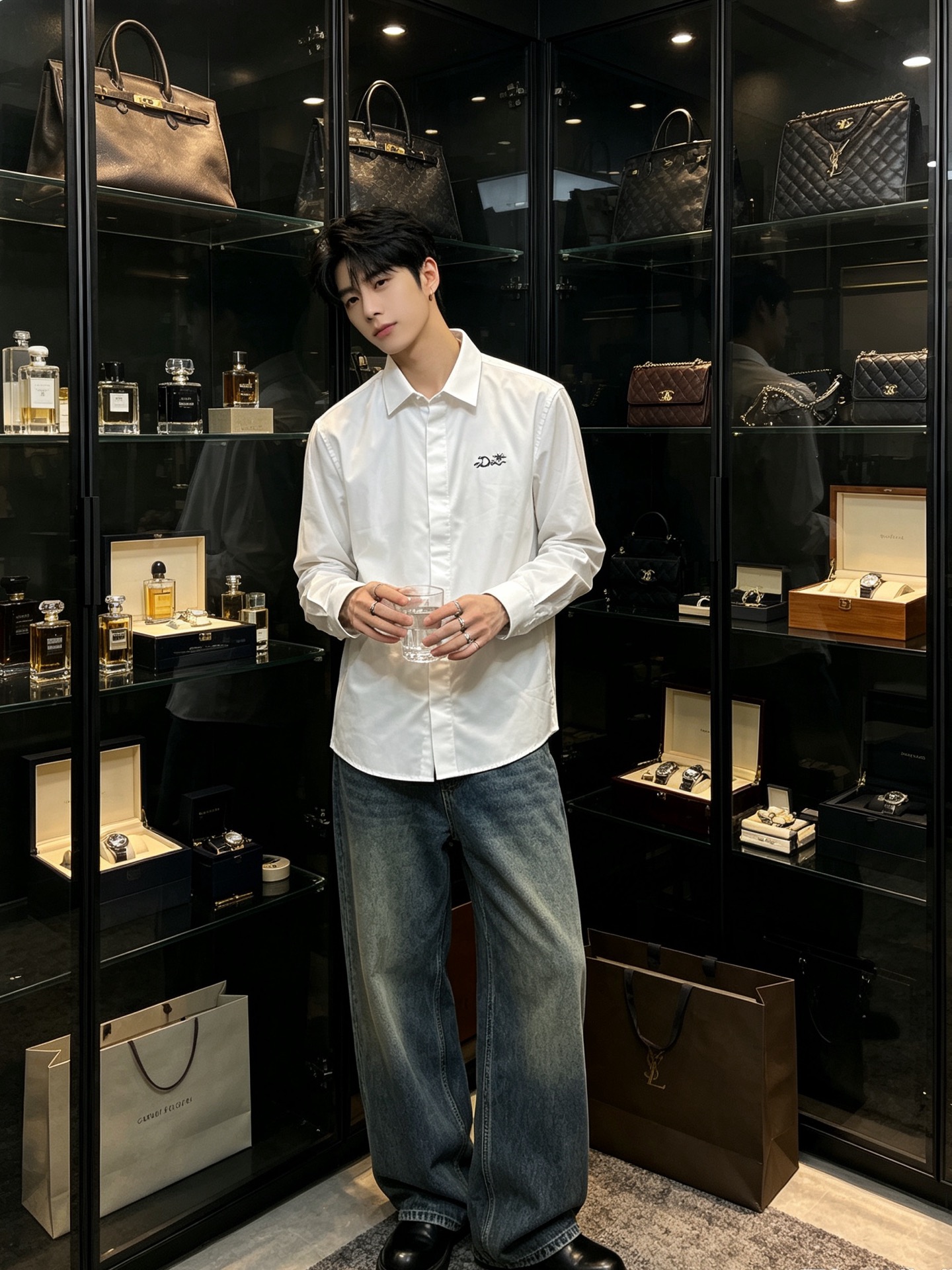 Dior迪奥💥独家专供新款原单男士休闲衬衫 高端定制 高版本 时尚百搭爆款⚠️⚠️✨✨进口面料 手感超柔软细腻  穿着亲