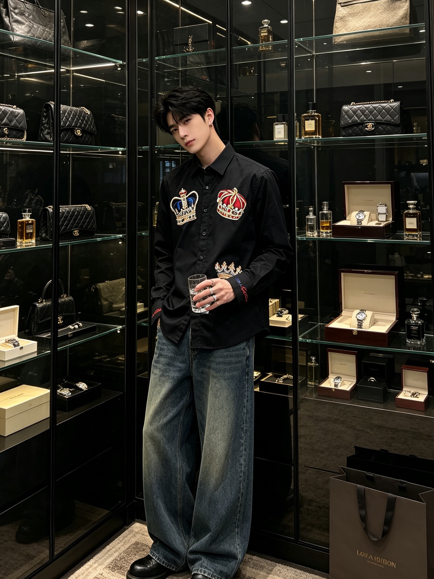 Dolce&Gabbana杜嘉班纳💥独家专供新款原单男士休闲衬衫 高端定制 高版本 时尚百搭爆款⚠️⚠️✨✨进口面料 手