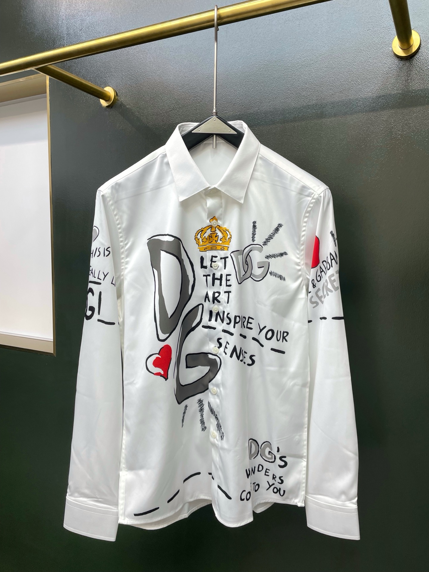 Dolce&Gabbana杜嘉班纳💥独家专供新款原单男士休闲衬衫 高端定制 高版本 时尚百搭爆款⚠️⚠️✨✨进口面料 手