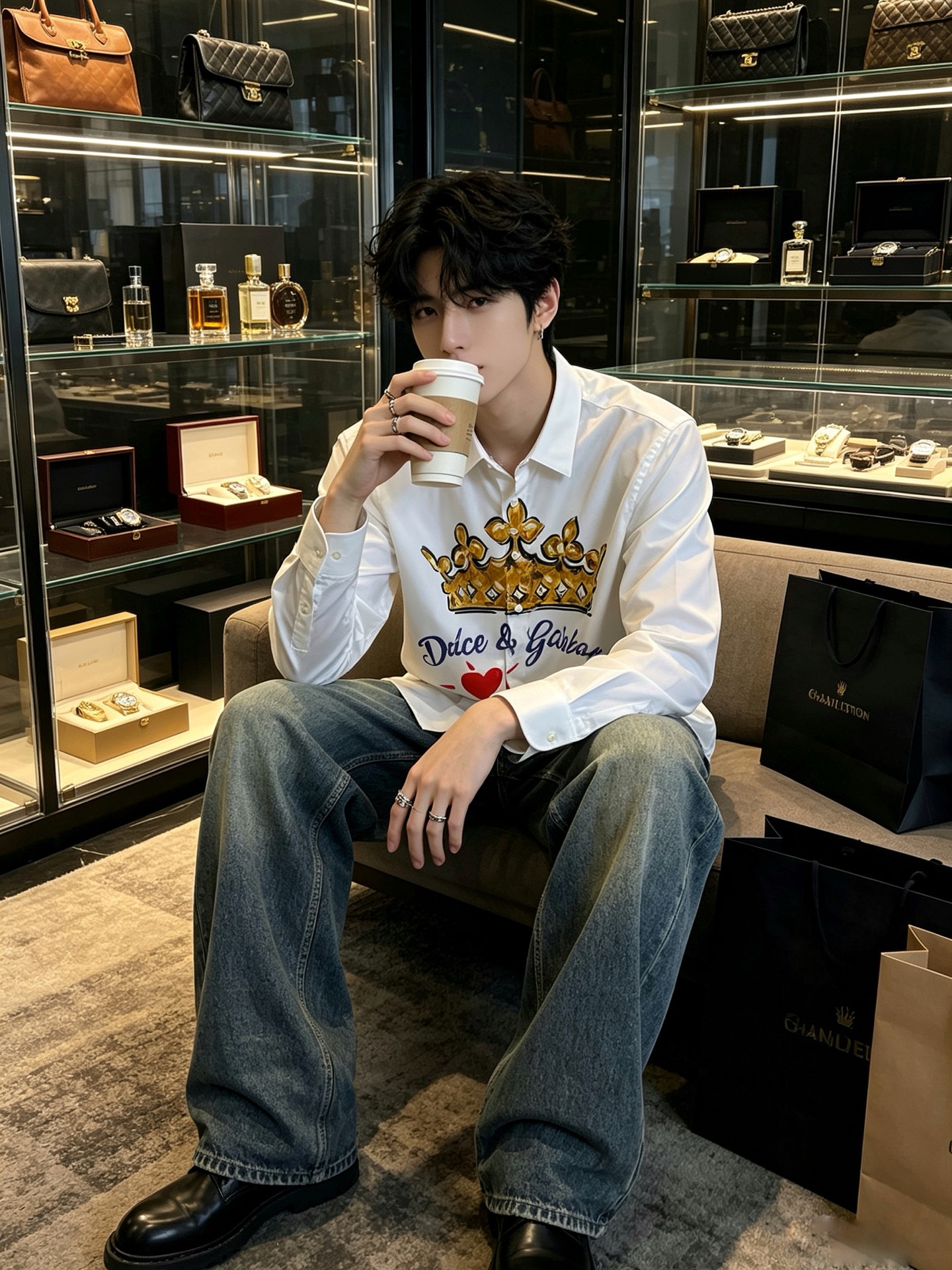 Dolce&Gabbana杜嘉班纳💥独家专供新款原单男士休闲衬衫 高端定制 高版本 时尚百搭爆款⚠️⚠️✨✨进口面料 手
