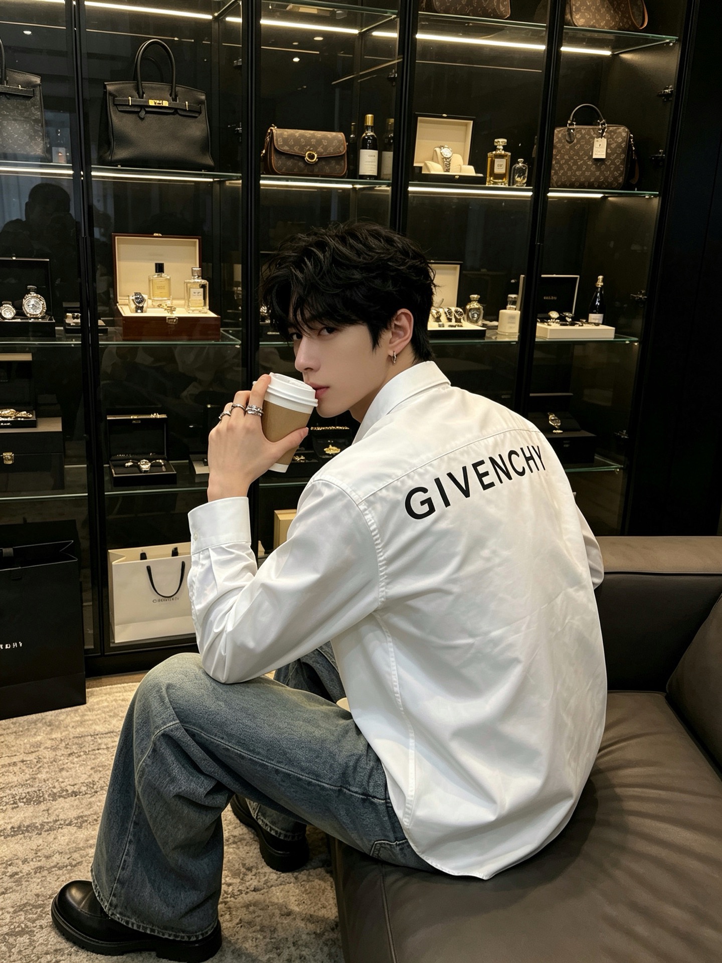 Givenchy纪梵希💥独家专供新款原单男士休闲衬衫 高端定制 高版本 时尚百搭爆款⚠️⚠️✨✨进口面料 手感超柔软细腻