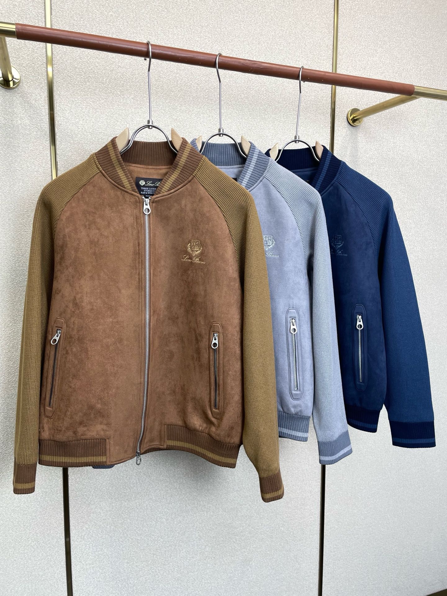 Loro Piana-Loro Piana诺悠翩雅💥独家专供新款原单男士休闲麂皮外套 高端定制 高端版本 时尚百搭爆款⚠