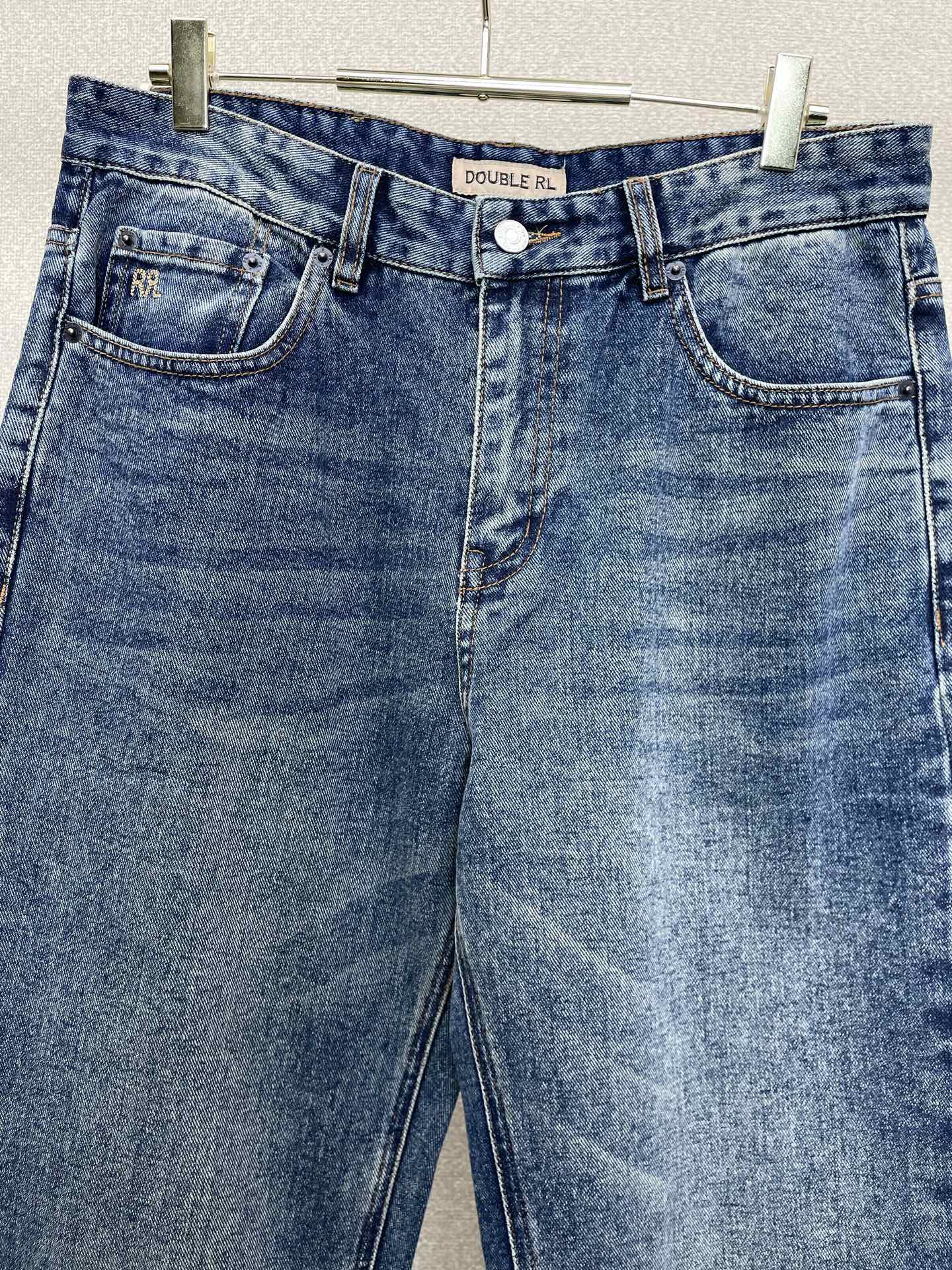 RRL-DOUBLE RL💥独家专供新款牛仔裤👖高端版本！专柜定制面料 透气舒适度高，细节无可挑剔，品牌元素设计理念，体