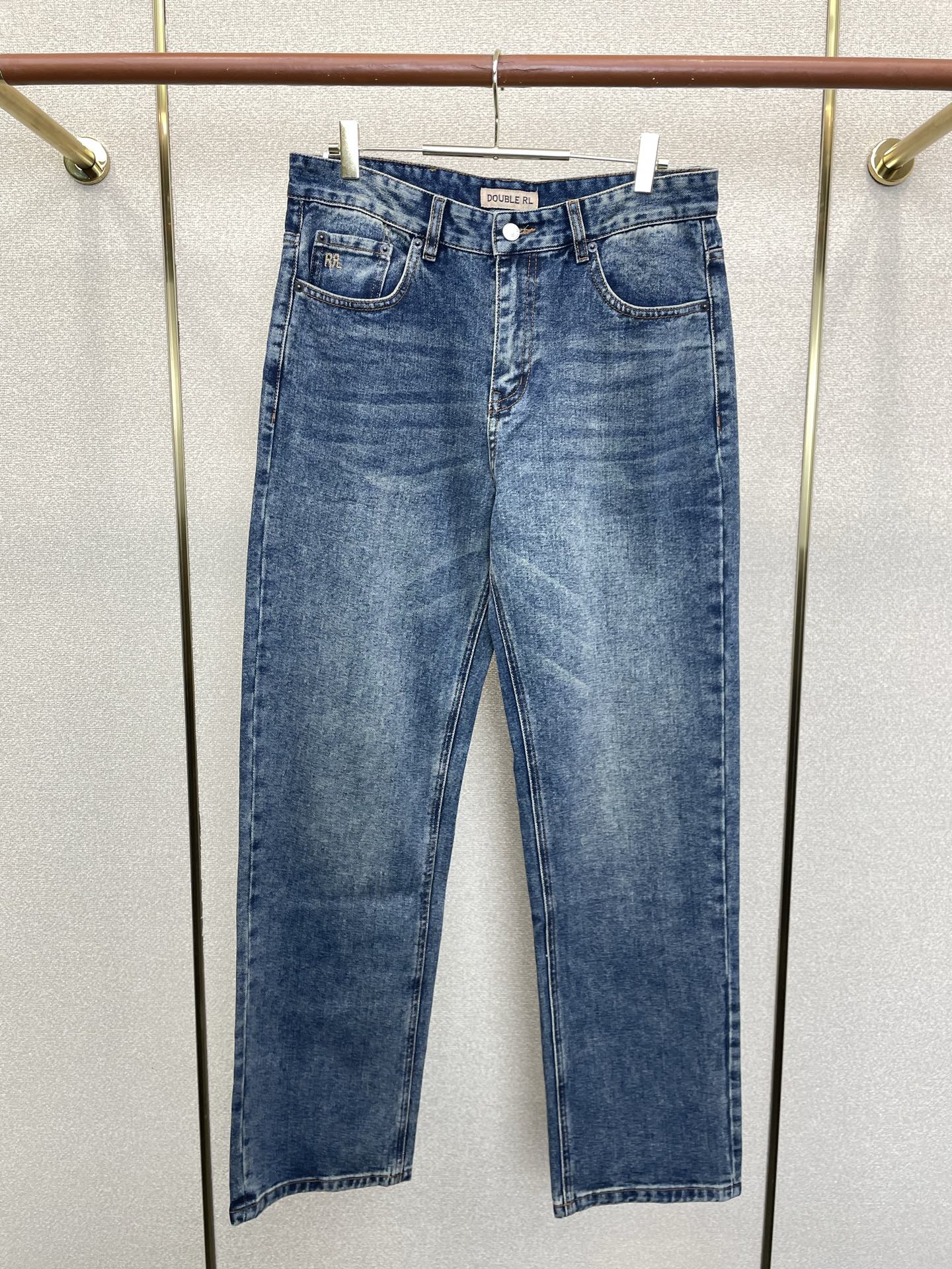RRL-DOUBLE RL💥独家专供新款牛仔裤👖高端版本！专柜定制面料 透气舒适度高，细节无可挑剔，品牌元素设计理念，体