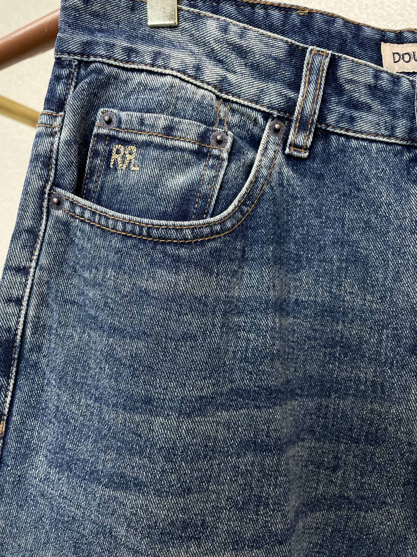 RRL-DOUBLE RL💥独家专供新款牛仔裤👖高端版本！专柜定制面料 透气舒适度高，细节无可挑剔，品牌元素设计理念，体