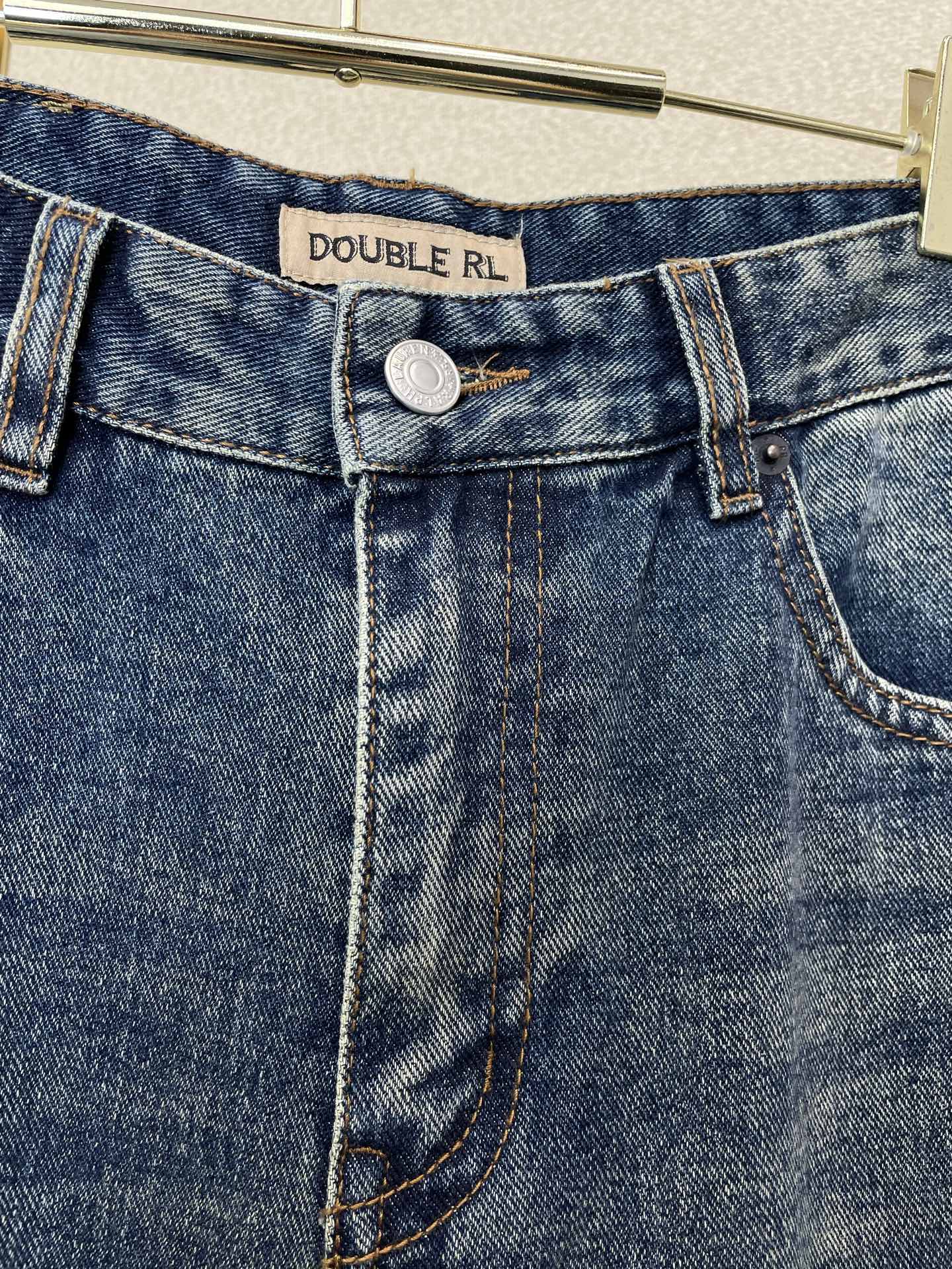 RRL-DOUBLE RL💥独家专供新款牛仔裤👖高端版本！专柜定制面料 透气舒适度高，细节无可挑剔，品牌元素设计理念，体