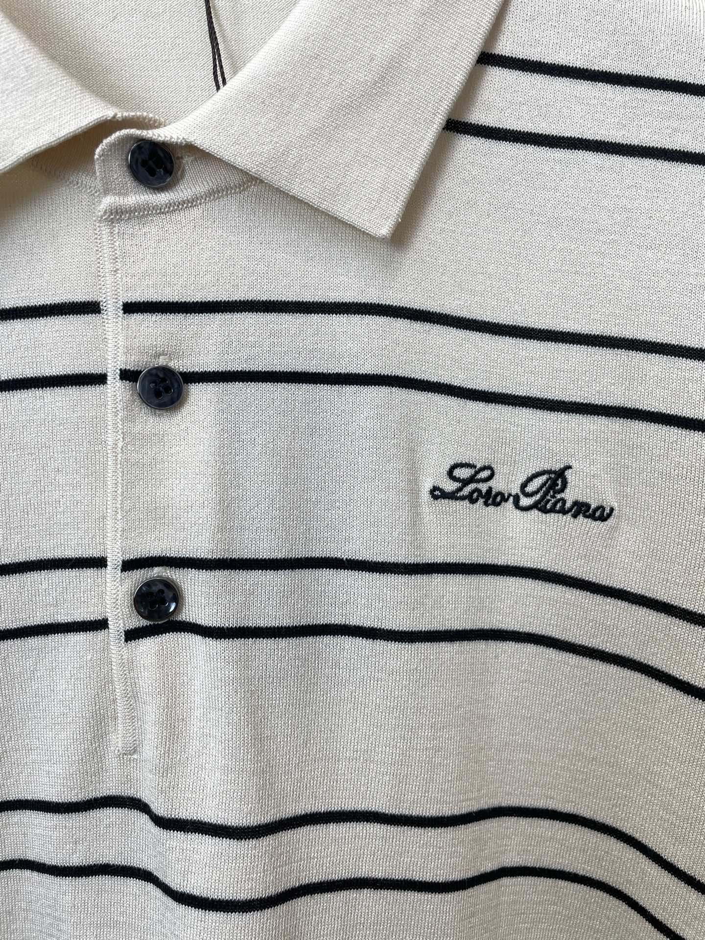 Loro Piana-Loro Piana诺悠翩雅💥独家专供新款原单男士休闲短袖 高端定制 高端版本 时尚百搭爆款⚠️⚠