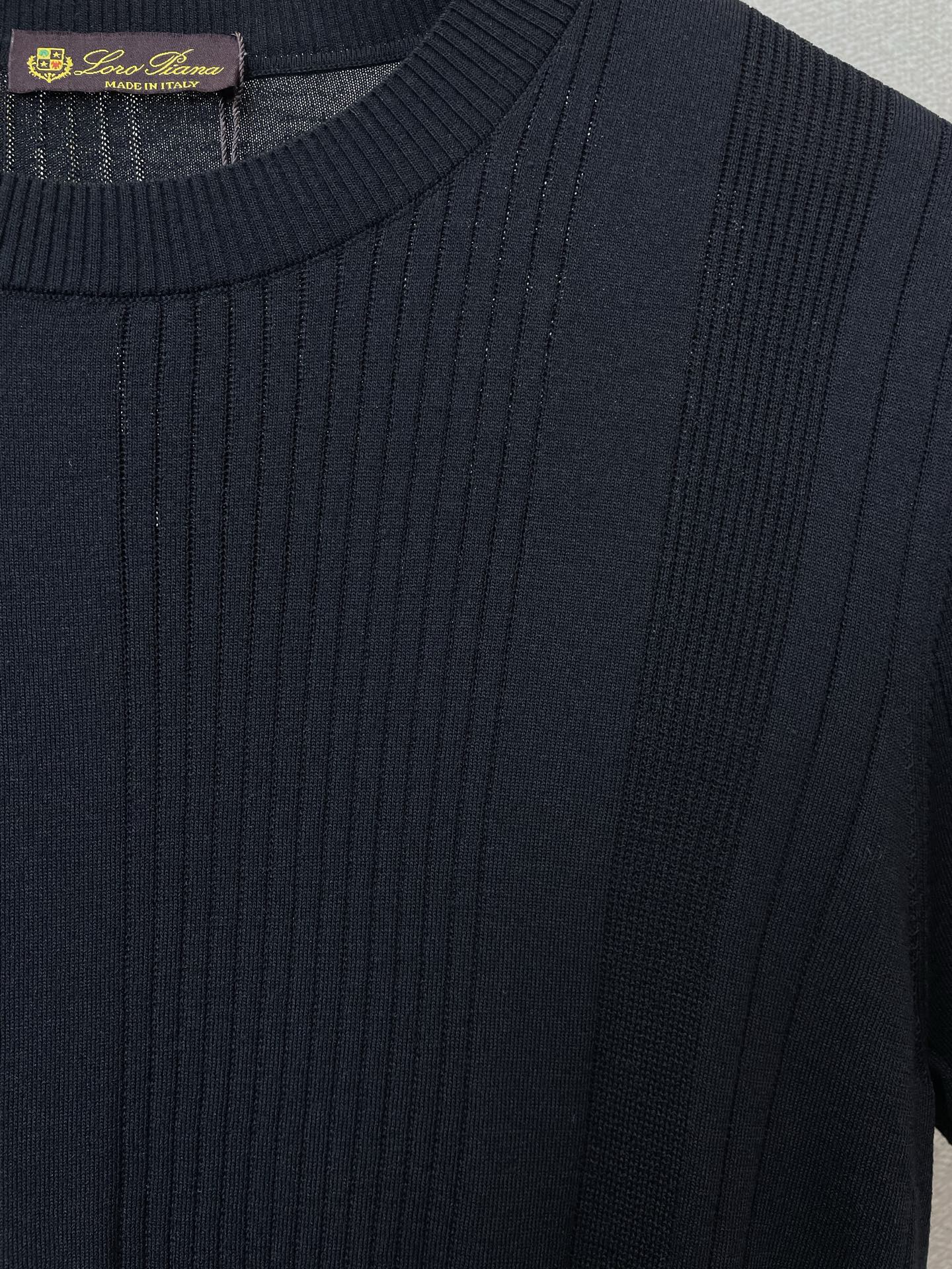 Loro Piana-Loro Piana诺悠翩雅💥独家专供新款原单男士休闲短袖 高端定制 高端版本 时尚百搭爆款⚠️⚠