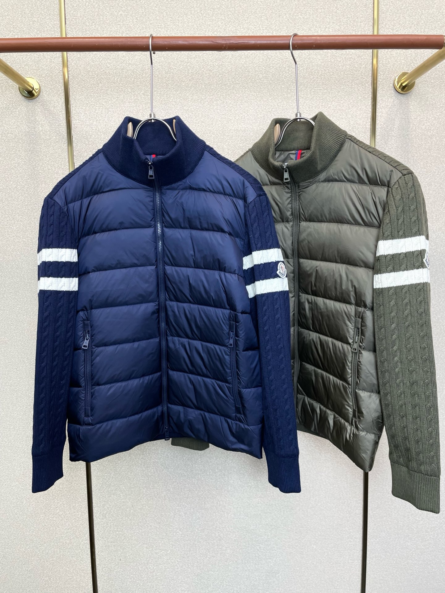 羽绒服-Moncler蒙口💥独家专供最新时尚针织拼接羽绒服 经典设计感与颜值爆棚的外套,品质更是无法挑剔品控可以直接入手 羽绒服-Moncler蒙口💥独家专供最新时尚针织拼接羽绒服 经典设计感与颜值爆棚的外套,品质更是无法挑剔品控可以直接入手