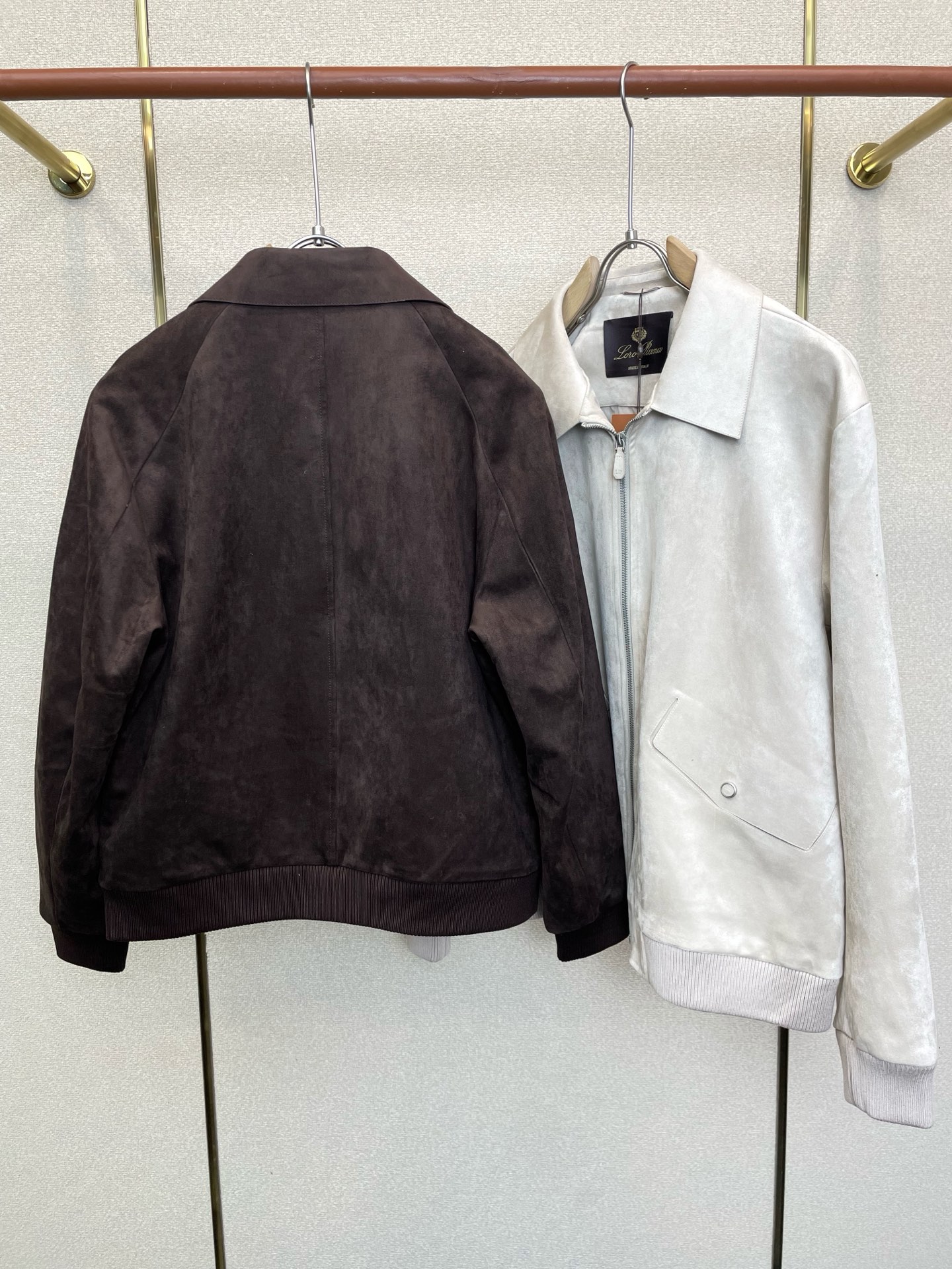 Loro Piana-Loro Piana诺悠翩雅💥独家专供新款麂皮夹克 贸易公司渠道稀出，降温天气必备的保暖单品，不论