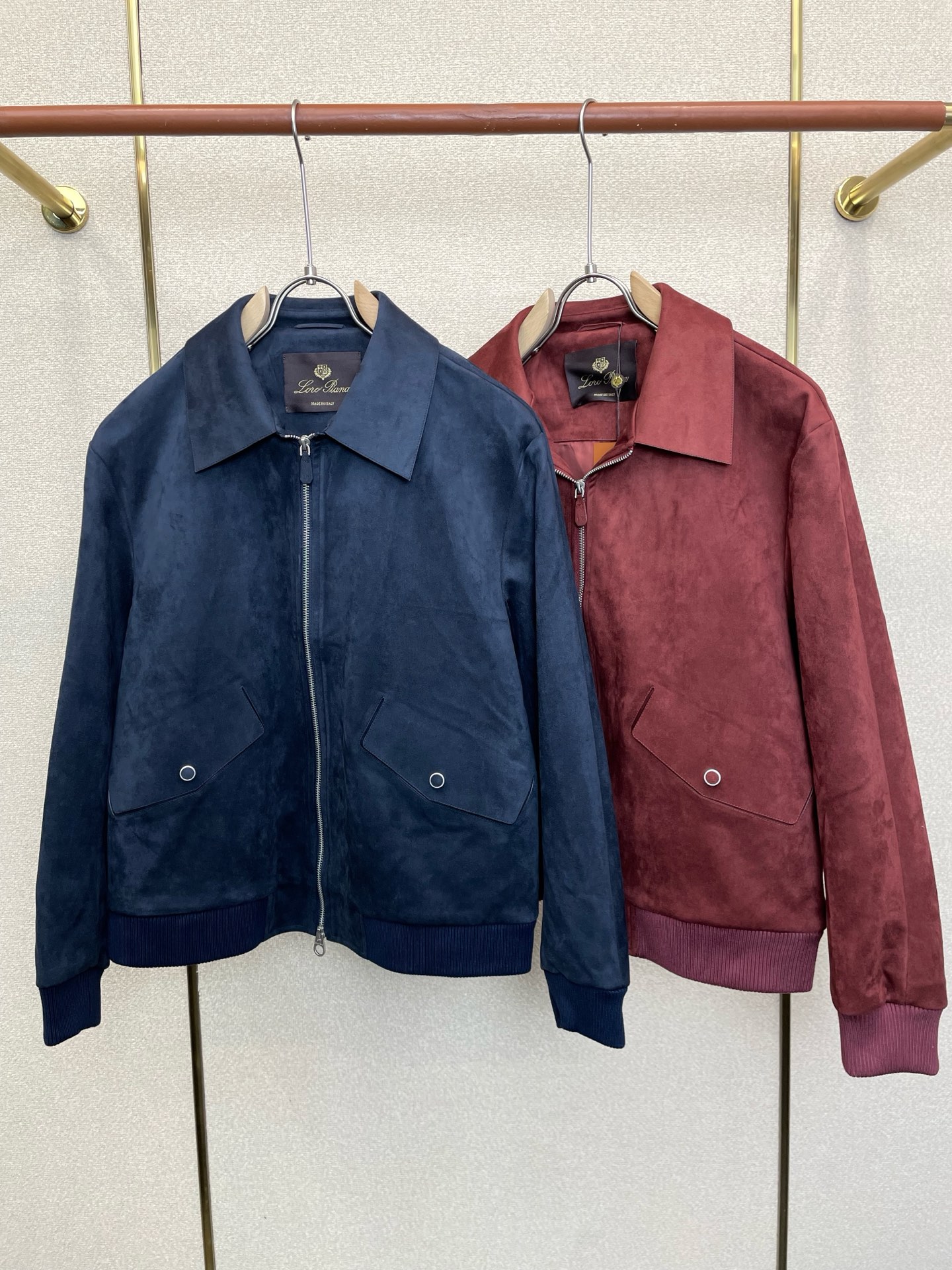 Loro Piana-Loro Piana诺悠翩雅💥独家专供新款麂皮夹克 贸易公司渠道稀出，降温天气必备的保暖单品，不论