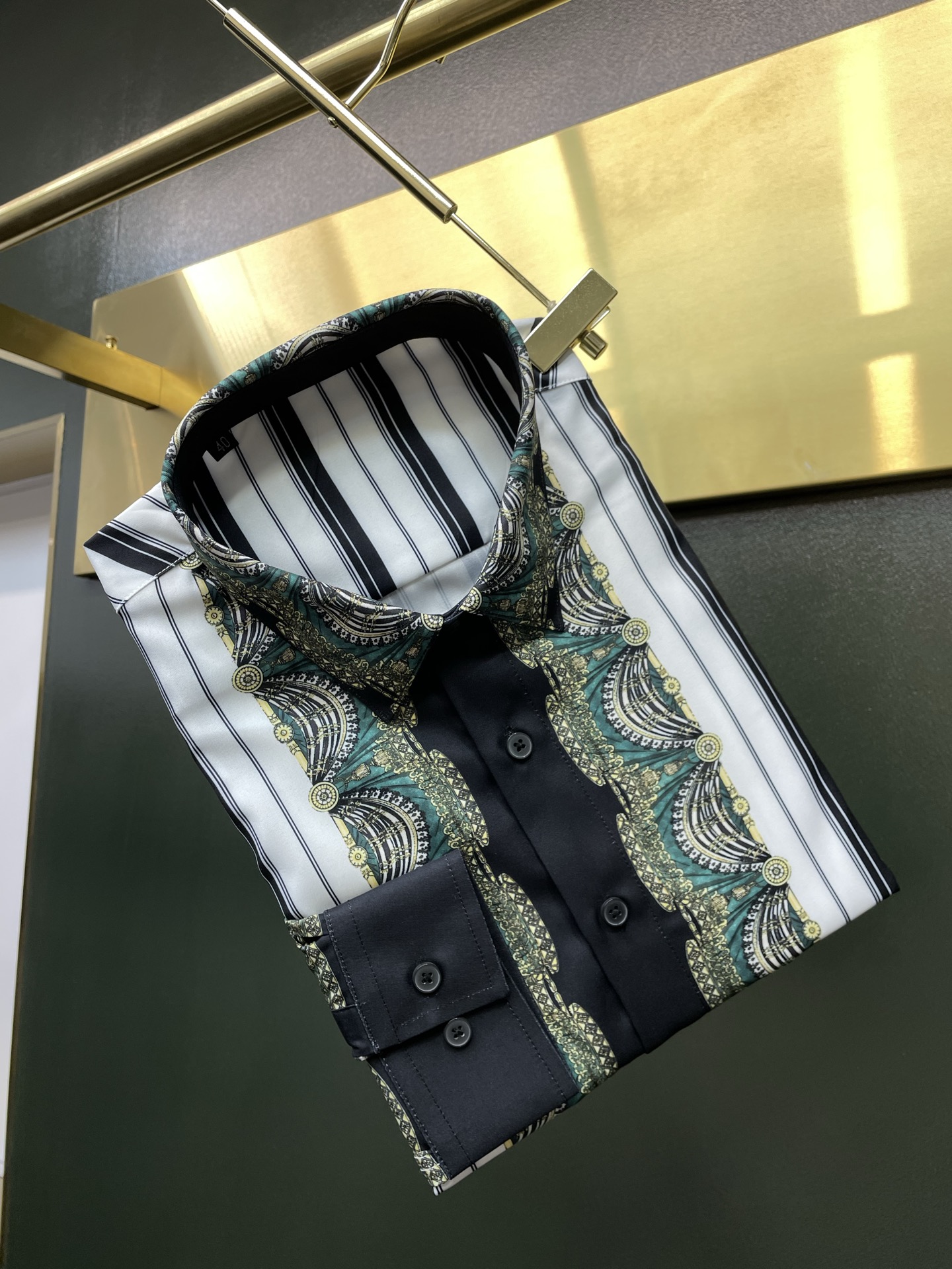 Versace范思哲💥砸锅卖铁都要上的新款新款原单男士休闲长袖衬衫 高端定制 高端版本 时尚百搭爆款⚠️⚠️✨✨进口面料