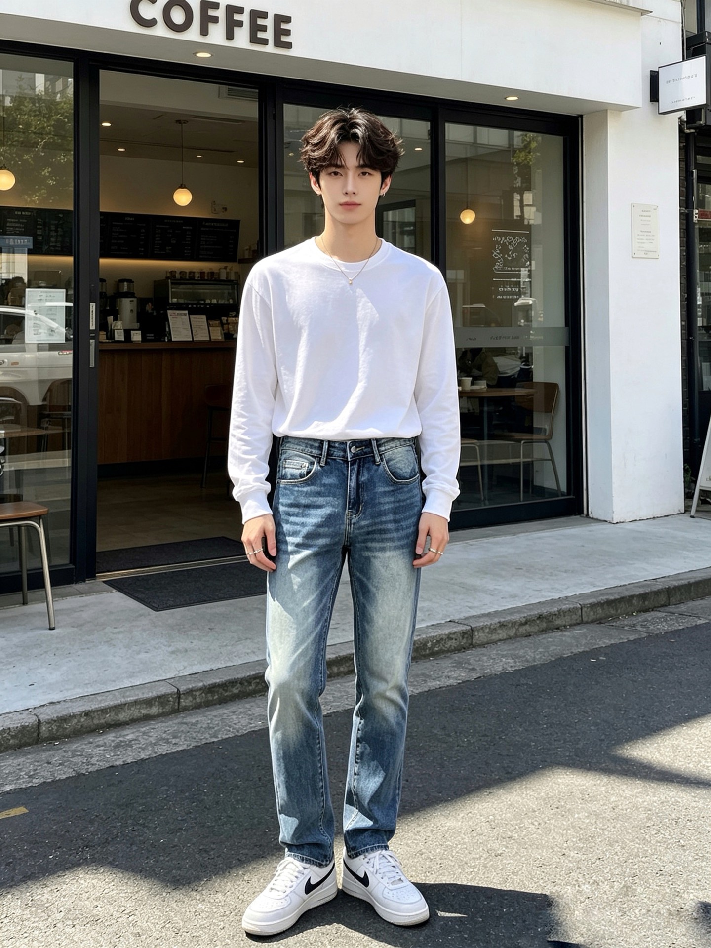 Armani阿玛尼💥砸锅卖铁都要上的新款新款休闲牛仔裤👖高端版本 专柜定制面料 透气舒适度高，细节无可挑剔，品牌元素设计