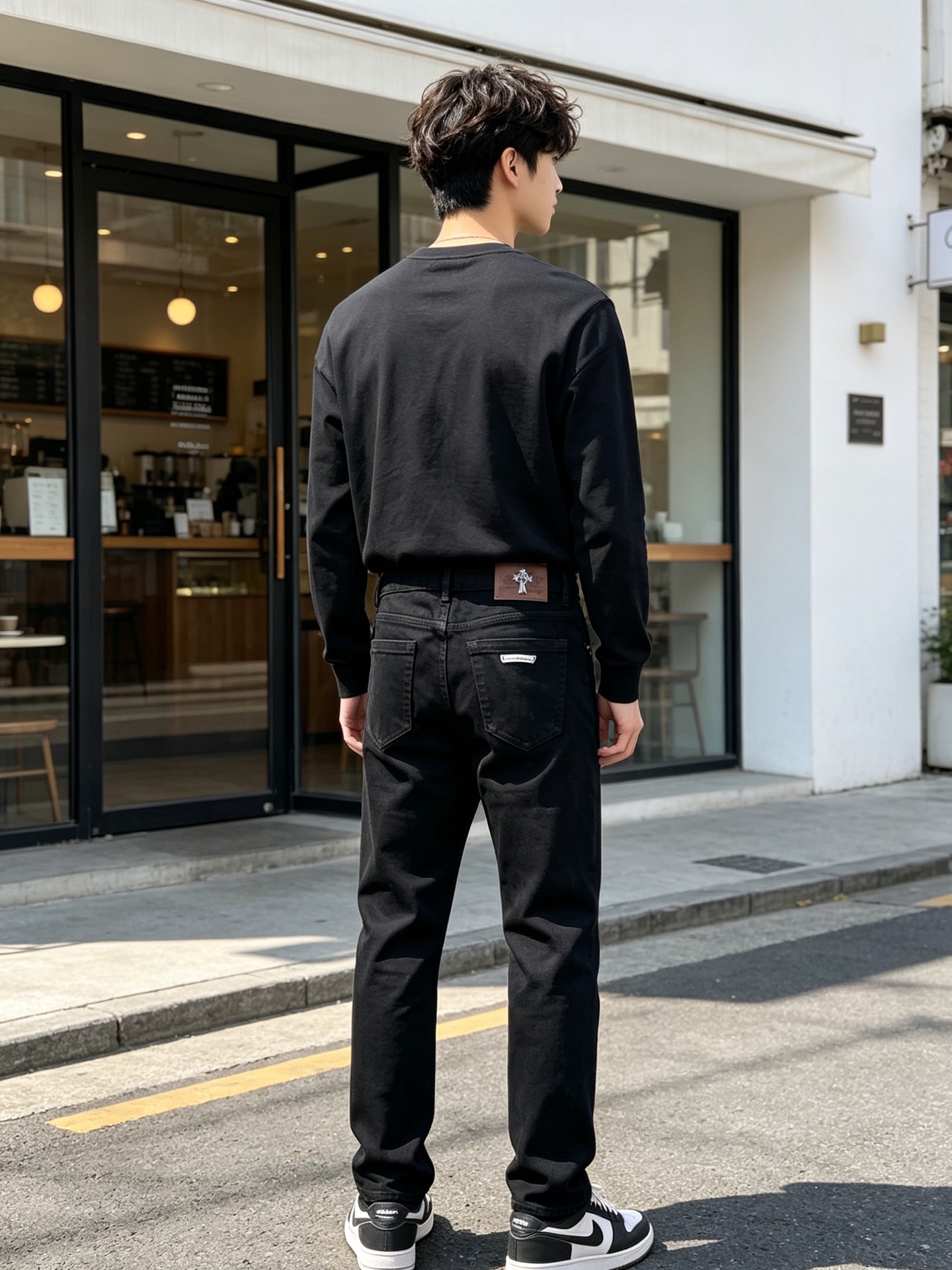 Chrome hearts克罗心💥砸锅卖铁都要上的新款新款休闲牛仔裤👖高端版本 专柜定制面料 透气舒适度高，细节无可挑剔