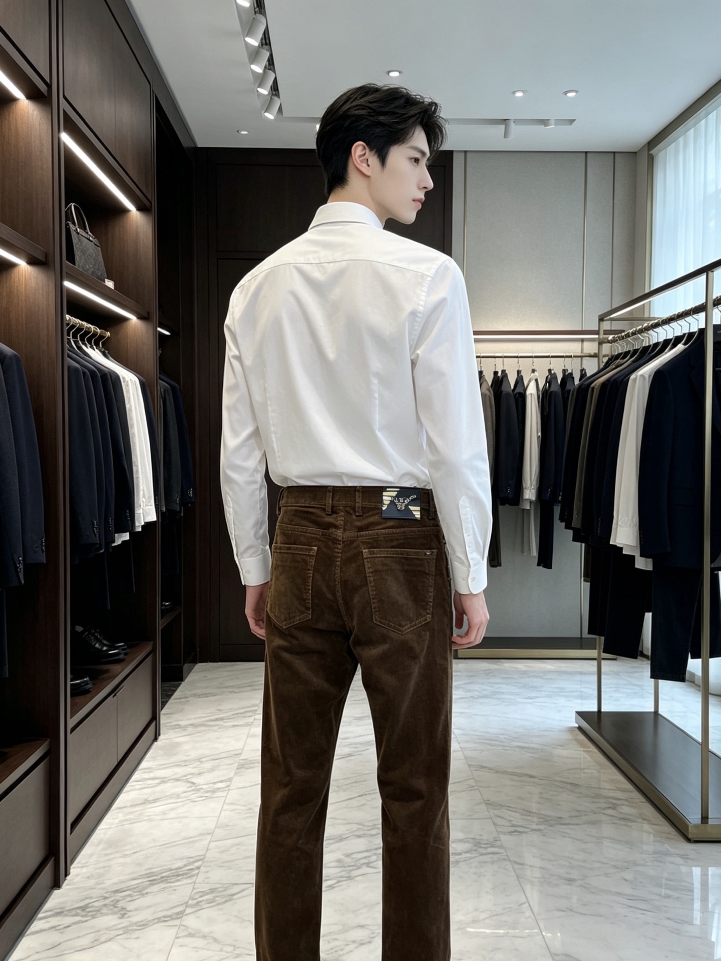 Armani阿玛尼💥砸锅卖铁都要上的新款新款休闲牛仔裤👖高端版本 专柜定制面料 透气舒适度高，细节无可挑剔，品牌元素设计