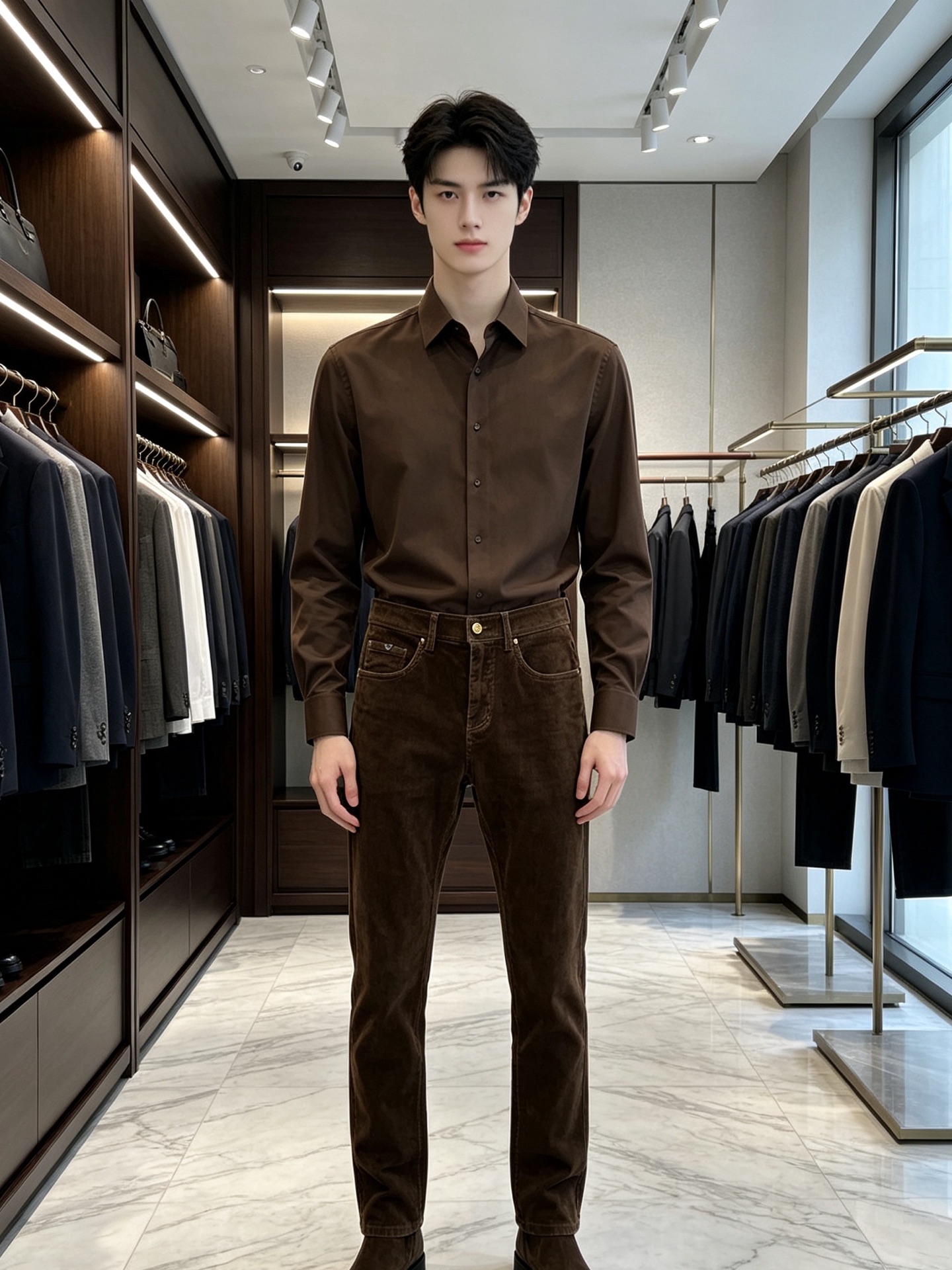 Armani阿玛尼💥砸锅卖铁都要上的新款新款休闲牛仔裤👖高端版本 专柜定制面料 透气舒适度高，细节无可挑剔，品牌元素设计