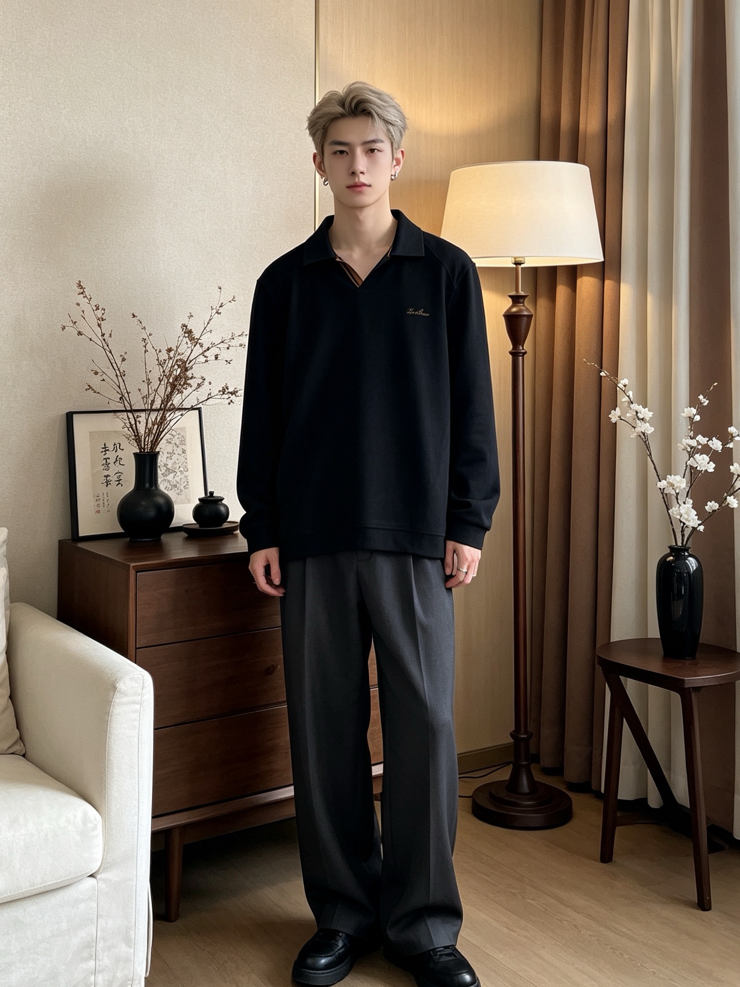 Loro Piana-Loro Piana诺悠翩雅💥砸锅卖铁都要上的新款新款原单男士休闲长袖 高端定制 高版本 时尚百搭