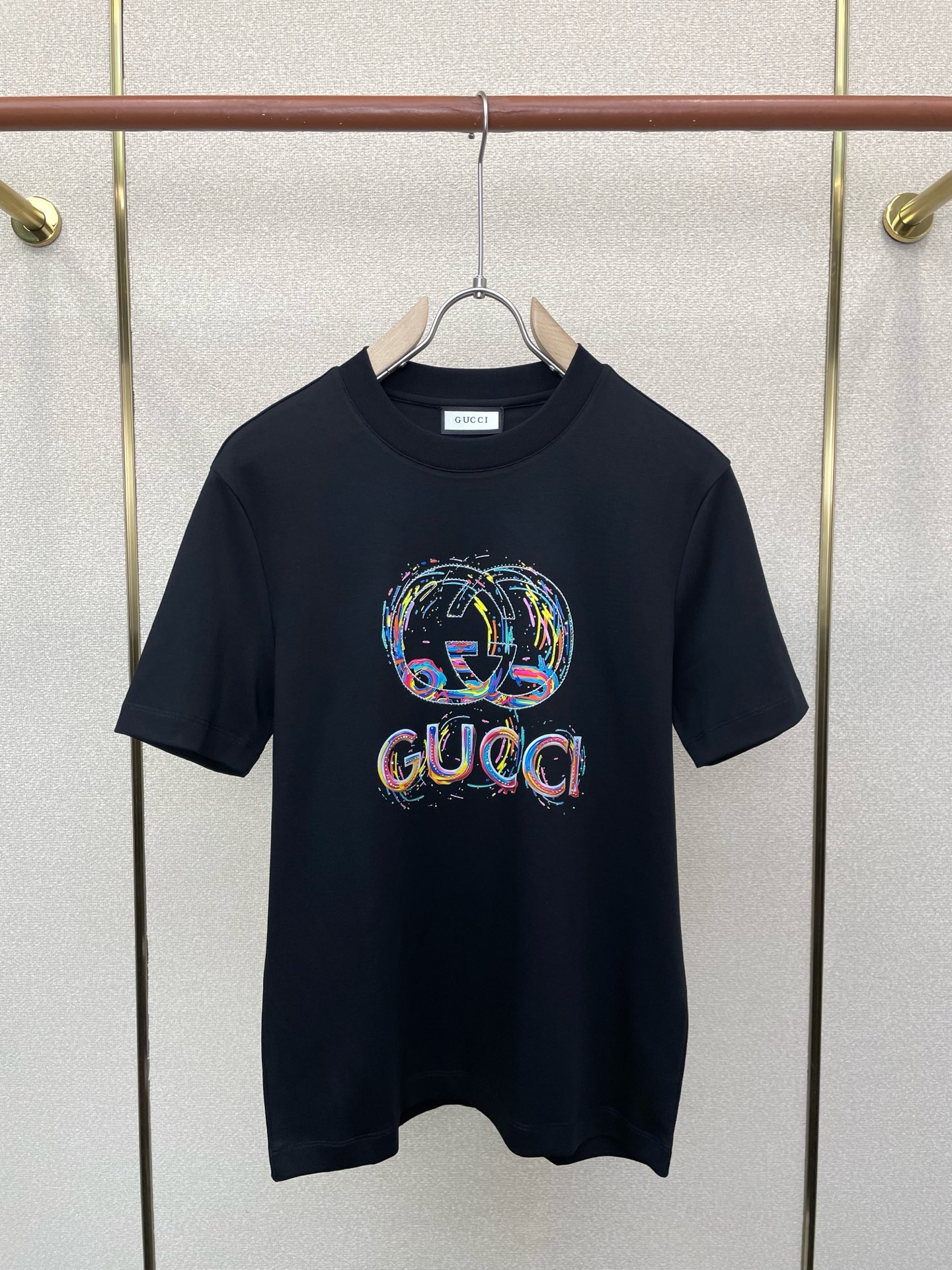 Gucci古驰💥砸锅卖铁都要上的新款新款原单男士休闲短袖 高端定制 高端版本 时尚百搭爆款⚠️⚠️✨✨进口面料 手感超柔