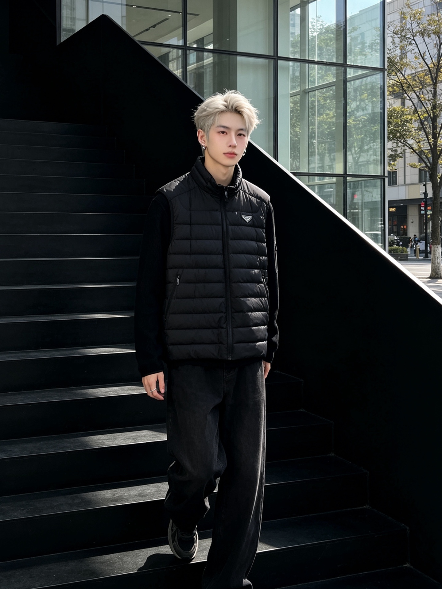 羽绒服- Prada普拉达💥砸锅卖铁都要上的新款新款原单男士休闲三穿加绒羽绒马甲外套 可叠穿单穿羽绒外套 羽绒马甲➕加绒