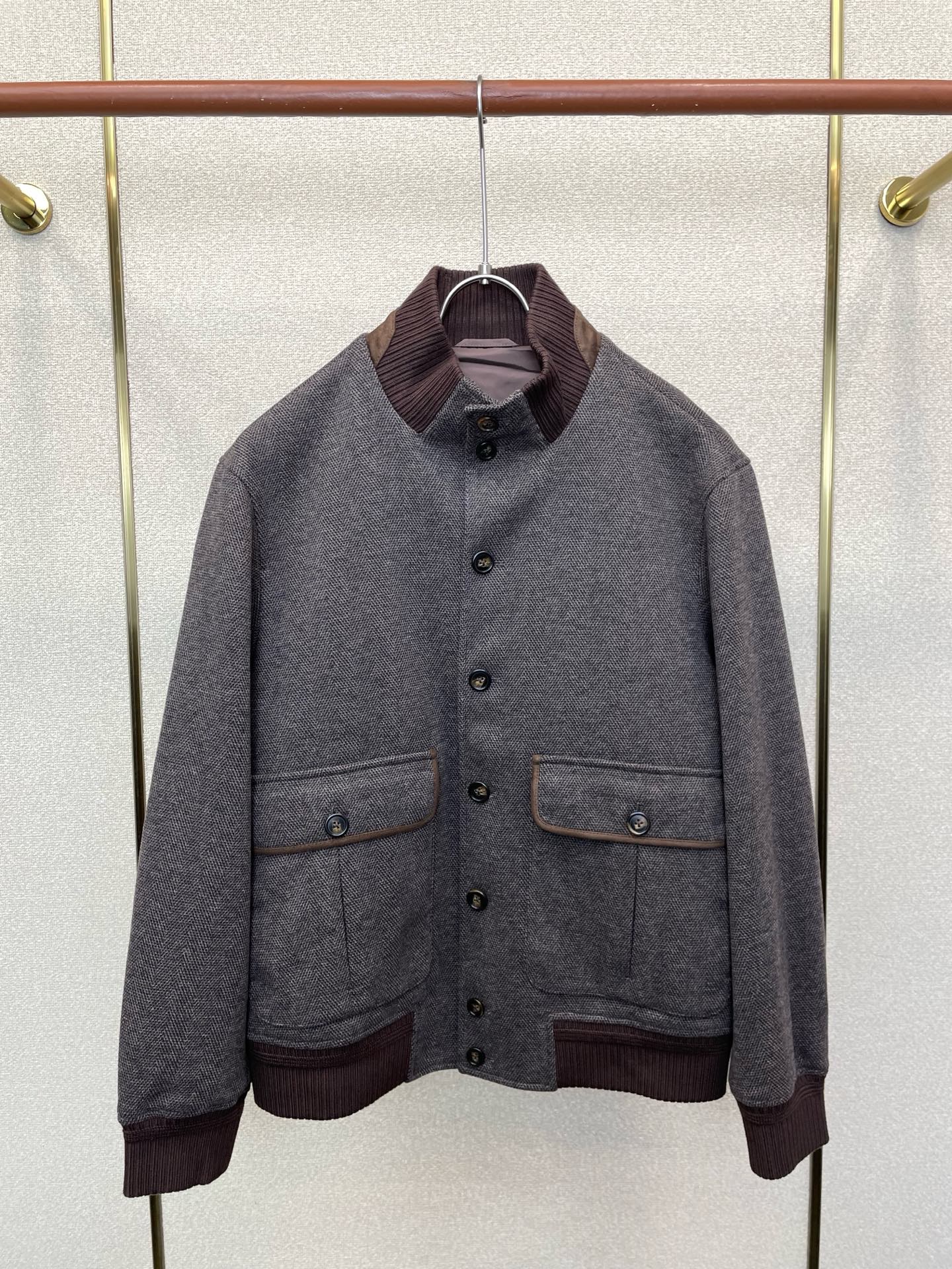 Loro Piana-Loro Piana诺悠翩雅💥砸锅卖铁都要上的新款新款原单男士休闲夹克外套 高端定制 高版本 时尚