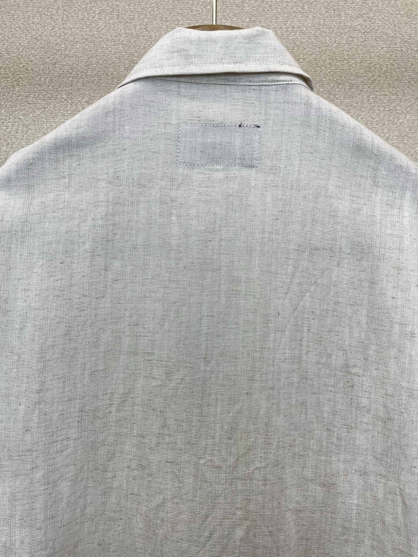 Prada普拉达💥砸锅卖铁都要上的新款新款原单男士休闲亚麻外套 高端定制 高端版本 时尚百搭爆款⚠️⚠️✨✨进口面料 手