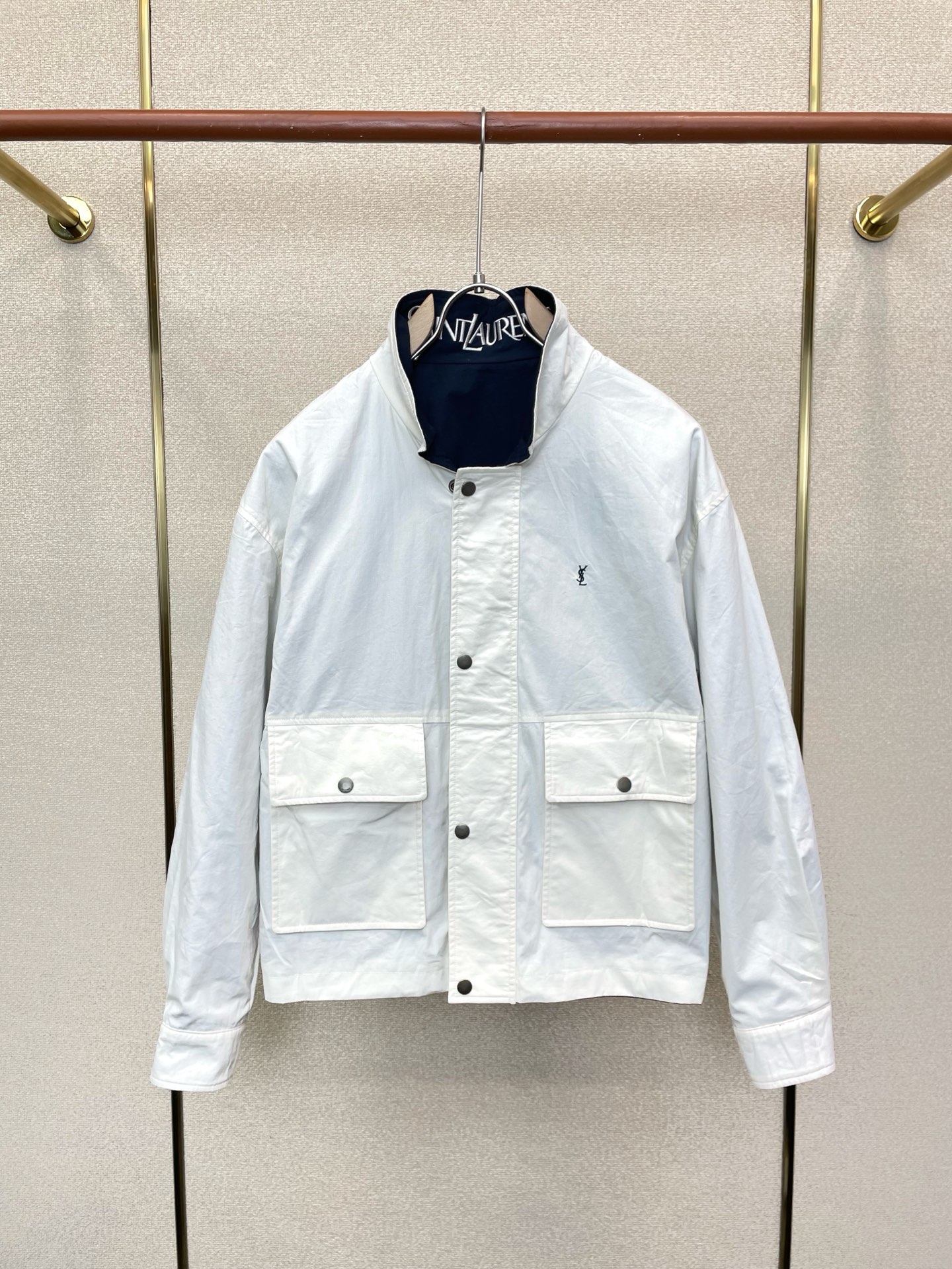 SAINT LAURENT圣罗兰👚砸锅卖铁都要上的新款👚新款女装休闲两面穿夹克 高端版本！独特设计 专柜定制面料 透气舒