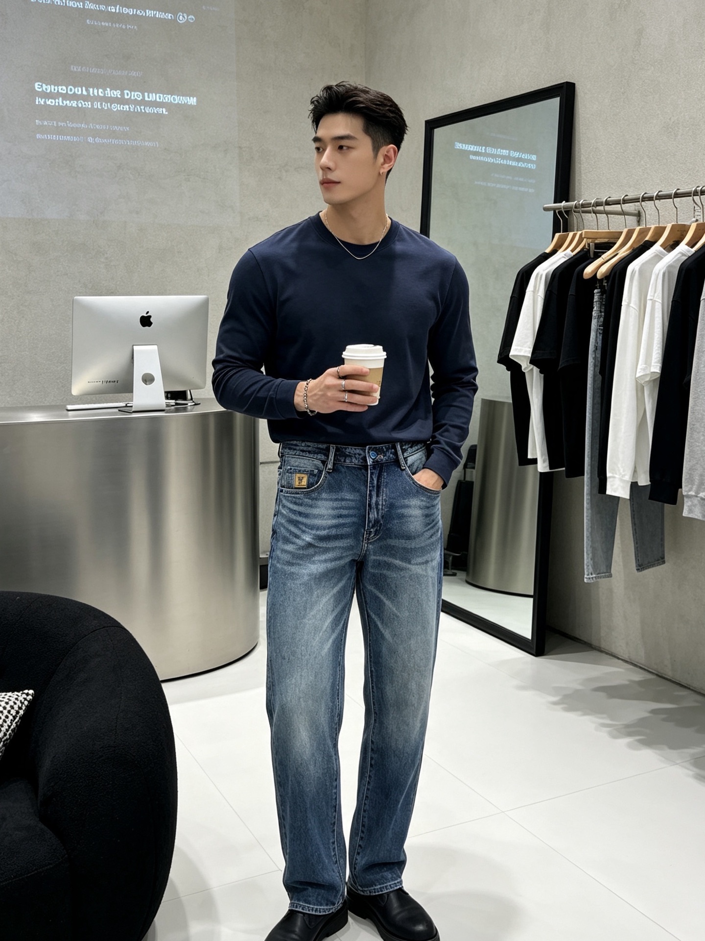 Louis Vuitton路易威登💥砸锅卖铁都要上的新款新款休闲牛仔裤👖高端版本！专柜定制面料 透气舒适度高，细节无可挑