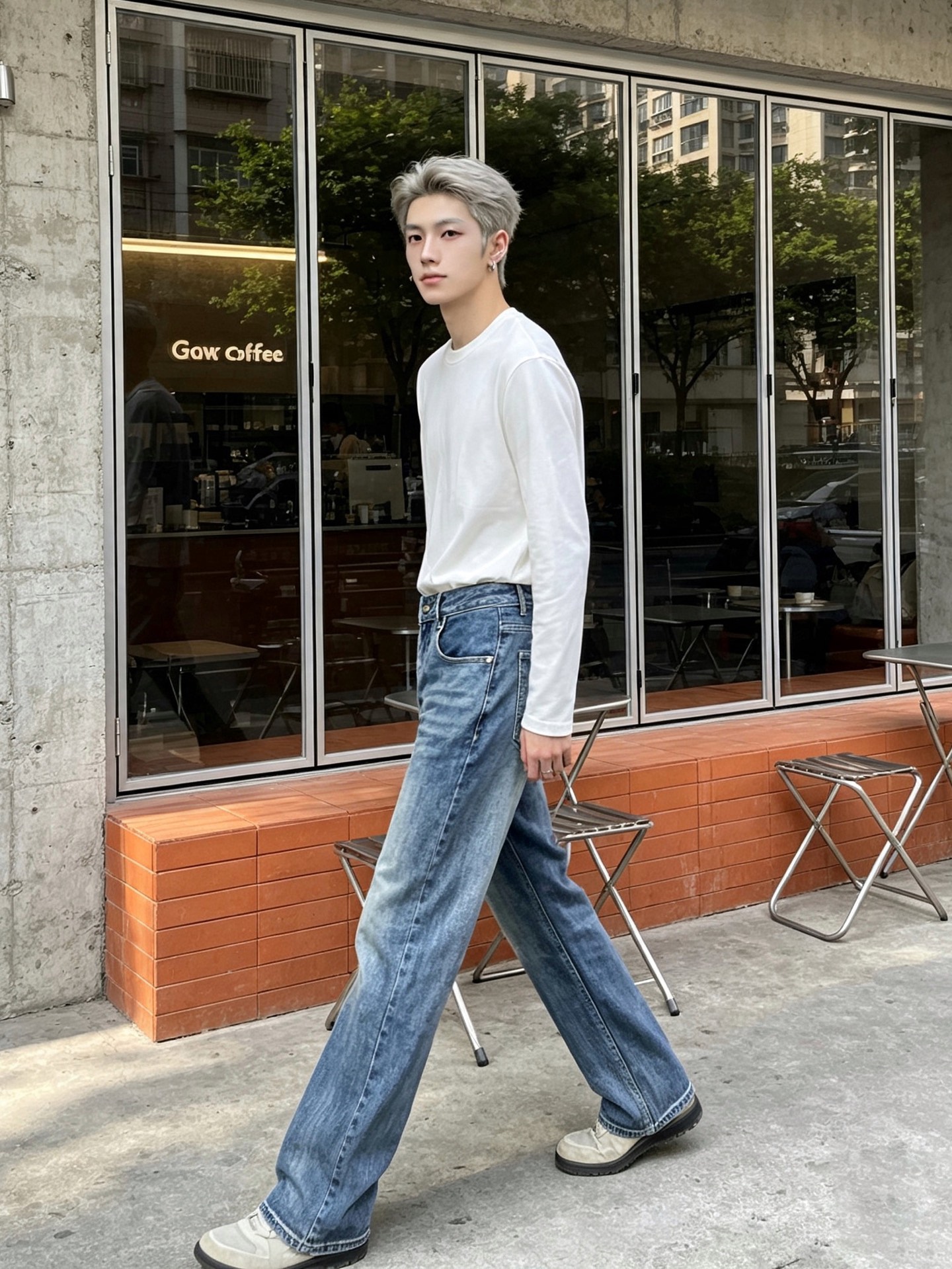 Armani阿玛尼💥砸锅卖铁都要上的新款新款休闲牛仔裤👖高端版本 专柜定制面料 透气舒适度高，细节无可挑剔，品牌元素设计