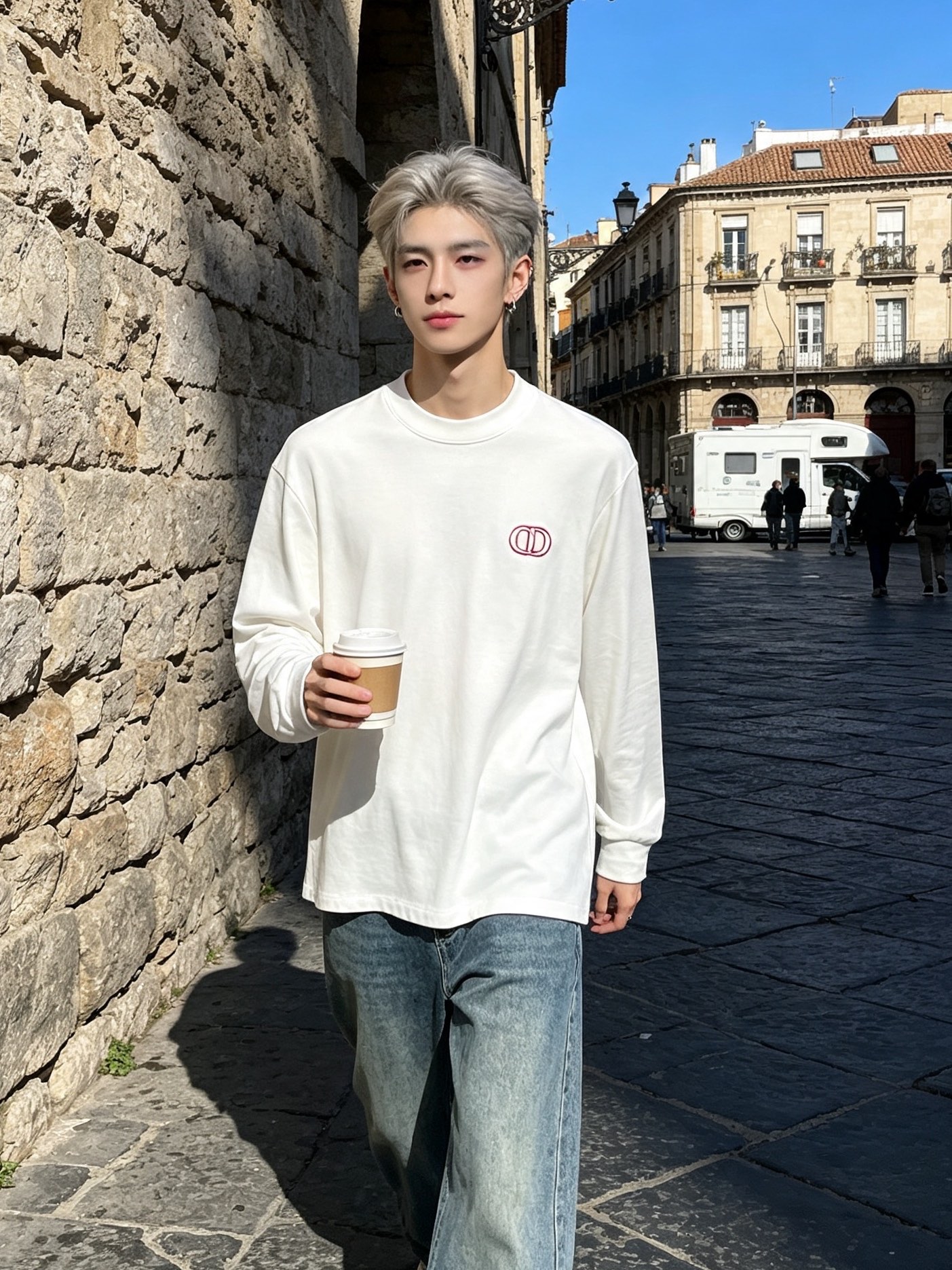 Dior迪奥💥砸锅卖铁都要上的新款新款原单男士休闲薄绒长袖 高端定制 高端版本 时尚百搭爆款⚠️⚠️✨✨进口面料 手感超