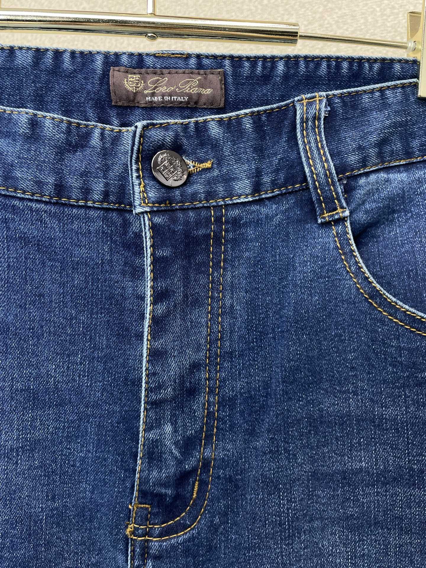 Loro Piana-Loro Piana诺悠翩雅💥独家专供新款牛仔裤👖高端版本！专柜定制面料 透气舒适度高，细节无可挑