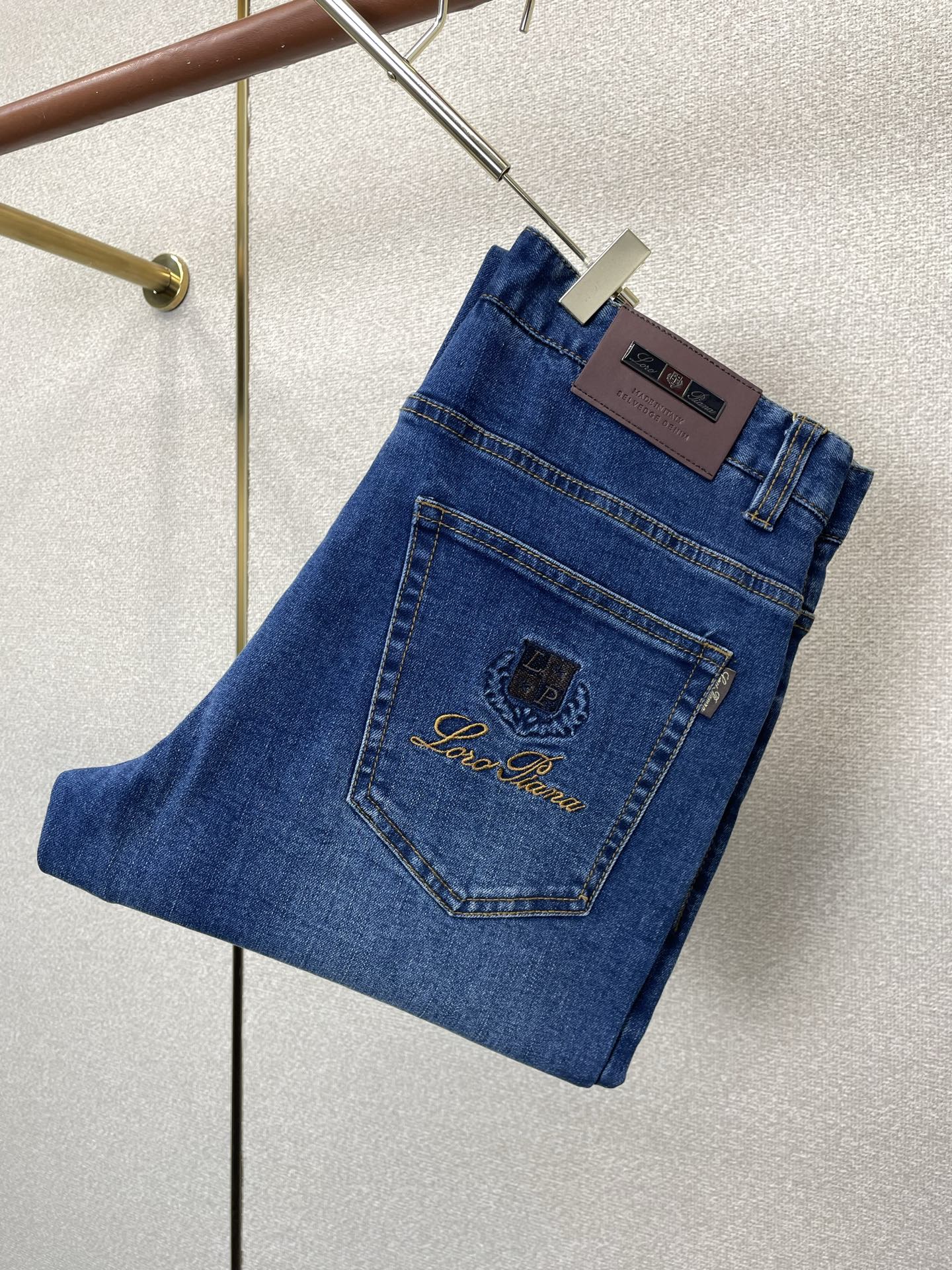 Loro Piana-Loro Piana诺悠翩雅💥独家专供新款牛仔裤👖高端版本！专柜定制面料 透气舒适度高，细节无可挑