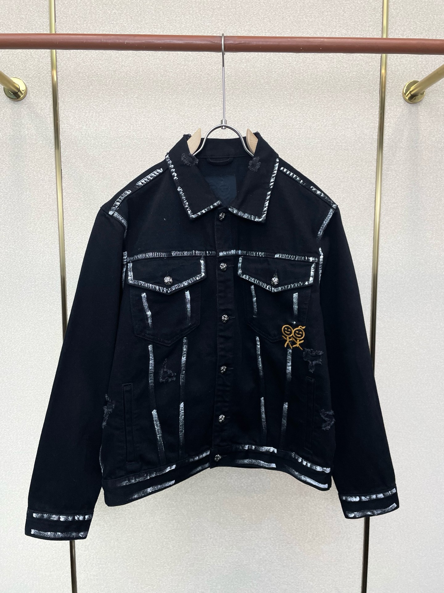 Chrome hearts克罗心💥独家专供新款原单男士休闲牛仔外套 高端定制 高端版本 时尚百搭爆款⚠️⚠️✨✨进口面料