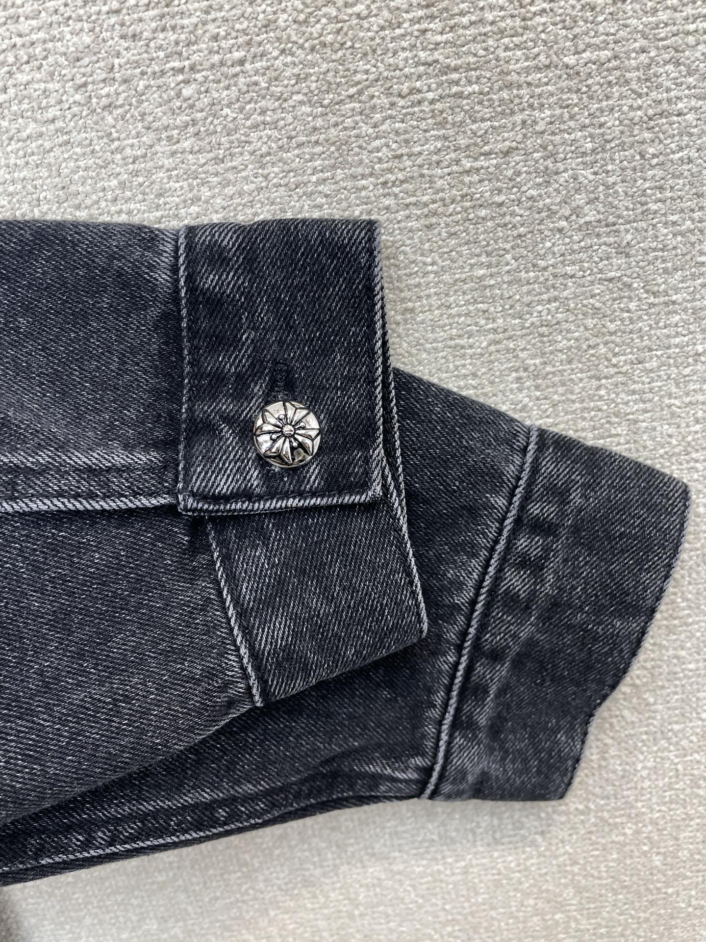 Chrome hearts克罗心💥独家专供新款原单男士休闲牛仔外套 高端定制 高端版本 时尚百搭爆款⚠️⚠️✨✨进口面料