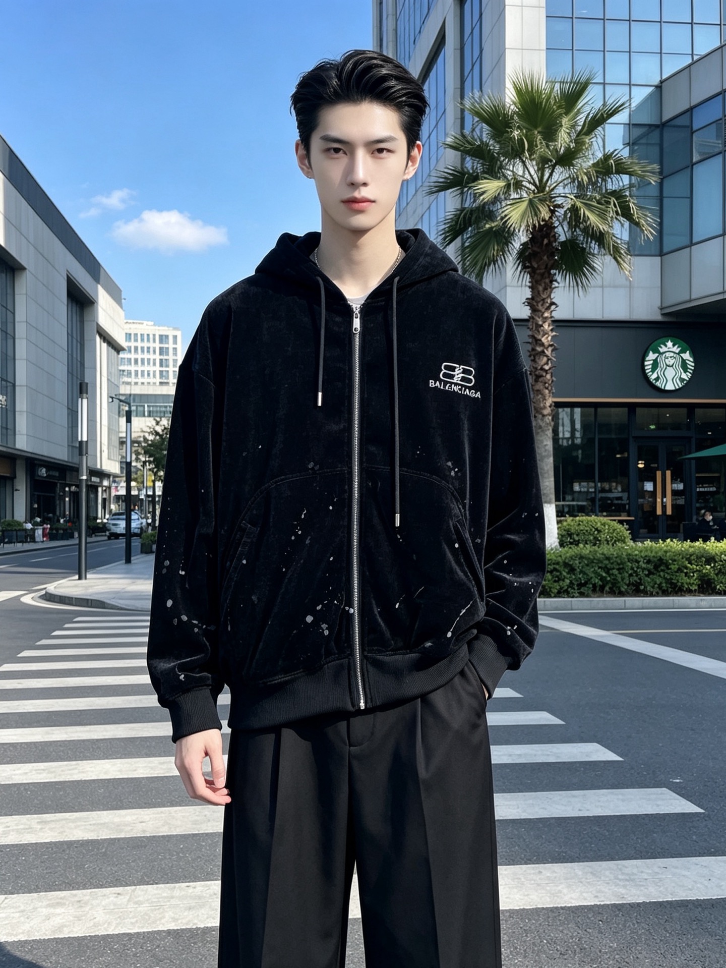 Balenciaga巴黎世家💥独家专供新款休闲灯芯绒外套 高端版本 专柜定制面料 透气舒适度高，细节无可挑剔，品牌元素设