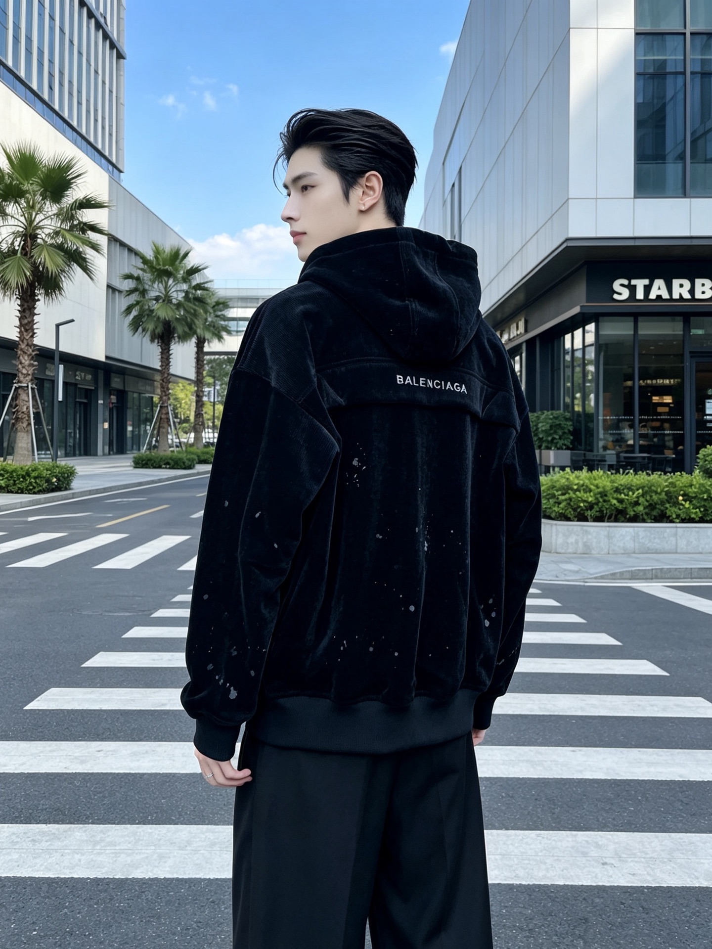 Balenciaga巴黎世家💥独家专供新款休闲灯芯绒外套 高端版本 专柜定制面料 透气舒适度高，细节无可挑剔，品牌元素设