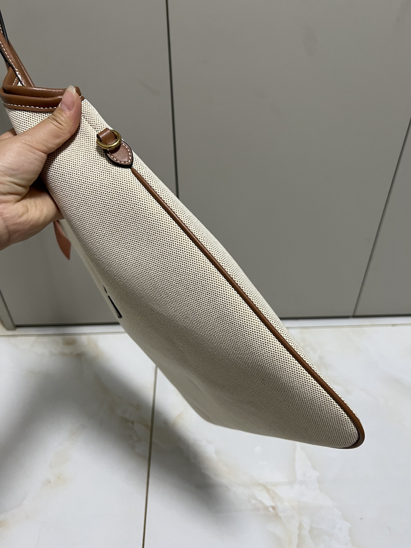 Miu Miu Canvas Hobo Shoulder Tote - Comprehensive 6
