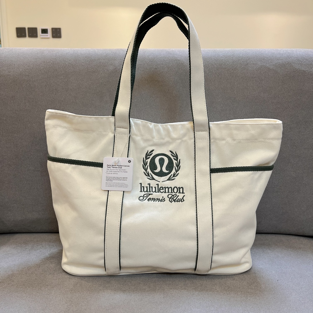 A Lululemon shoulder bag combining a sleek aesthetic with a generous - Comprehensive