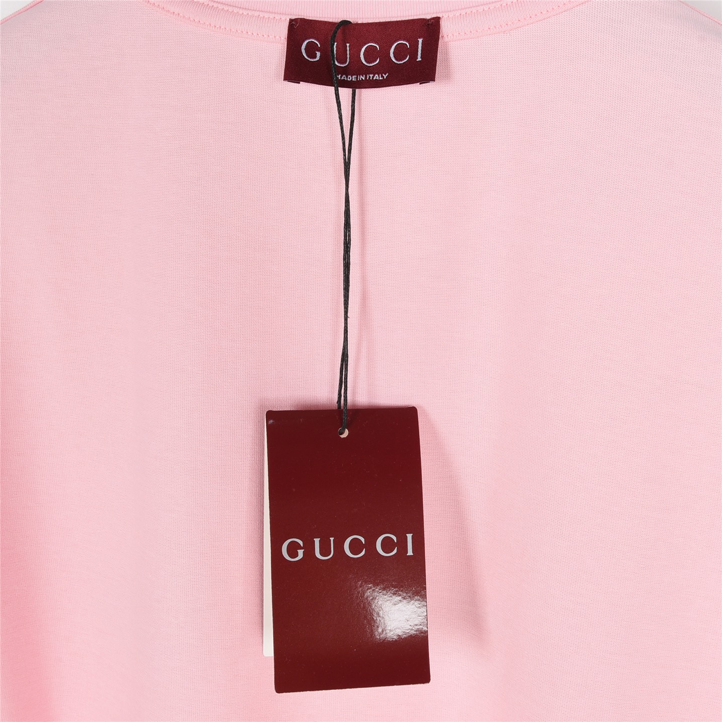 Gucci古驰2025春夏新品新款腰带印花短袖T恤