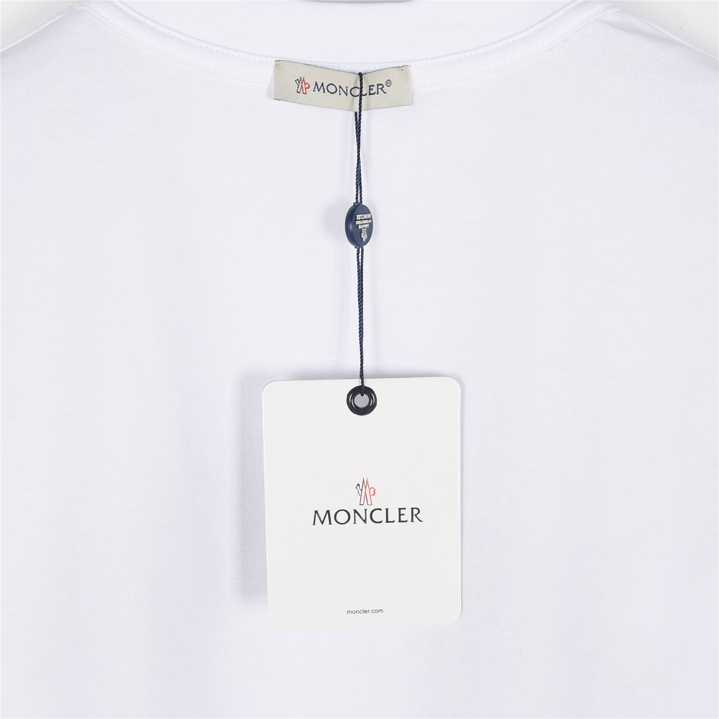 MONCLER盟可睐 2025春夏新品喷墨字母印花袖章logo圆领短袖T恤