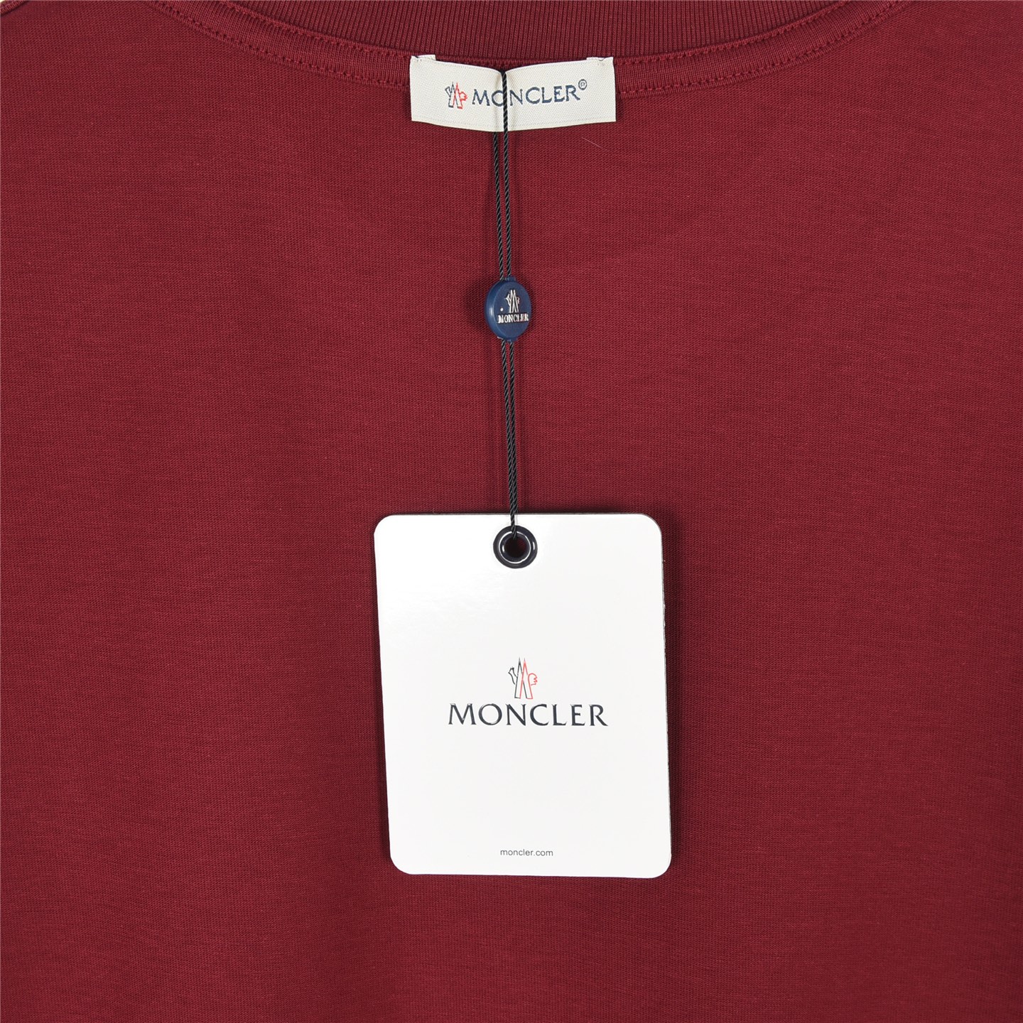 MONCLER盟可睐2025初夏新品直喷模糊logo 短信 黑色 白色