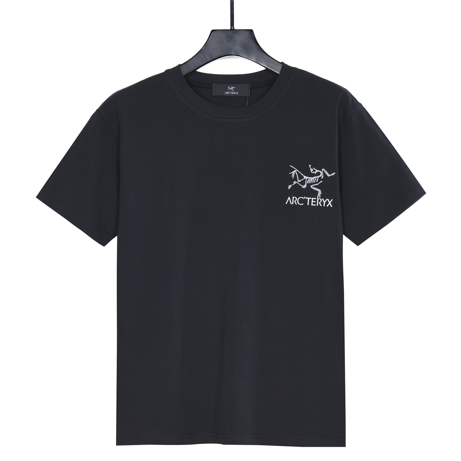 Ayc Teryx 始祖鸟 2026短袖T恤 小鸟字母LOGO印花 高端32s双纱280克面料 重磅面料 定制拉架罗纹同缸同染 三标齐全 男女同款 颜色:黑色 白色 米灰色