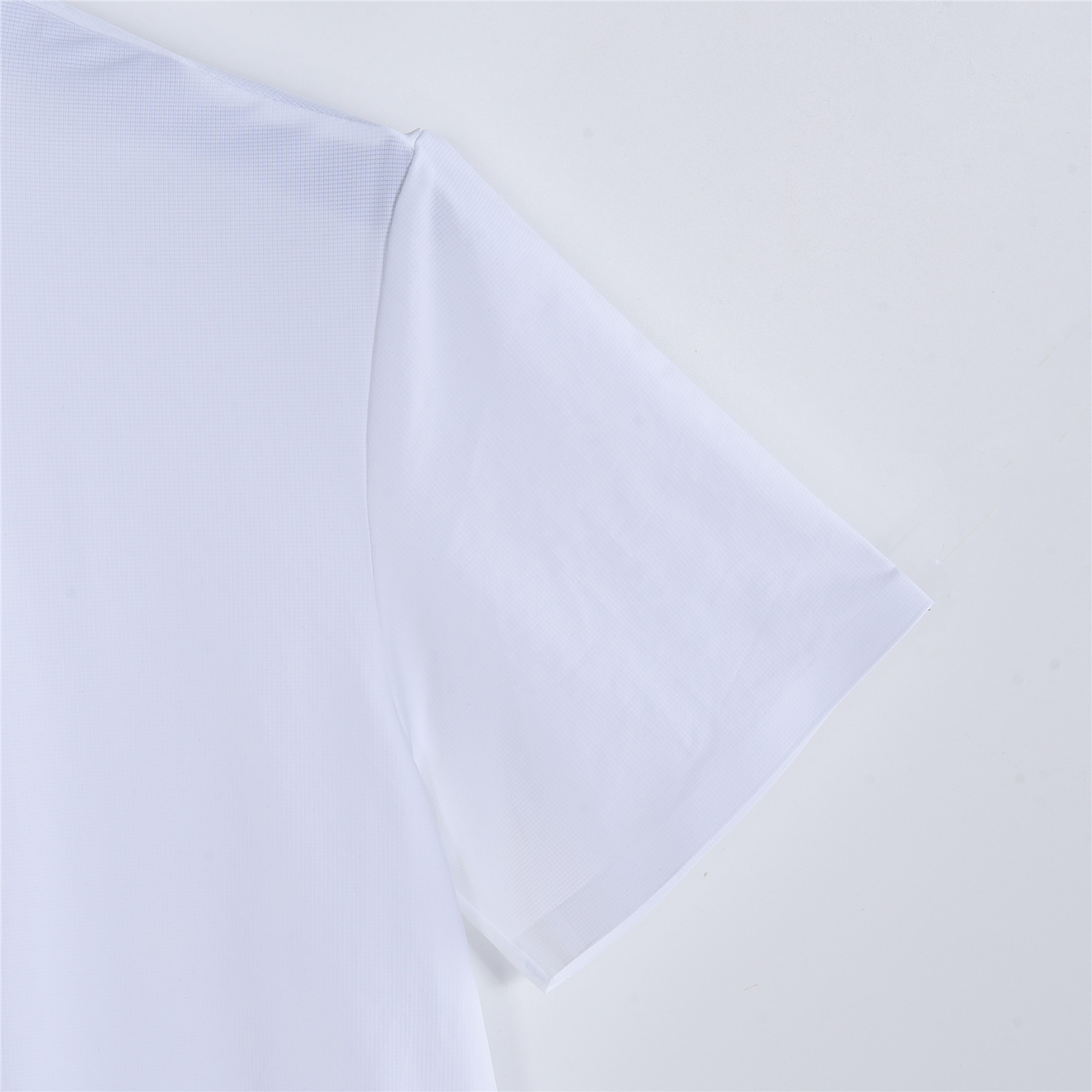 DESCENTE / 迪桑特 华夫格冰丝棉无痕速干polo短袖 白色
