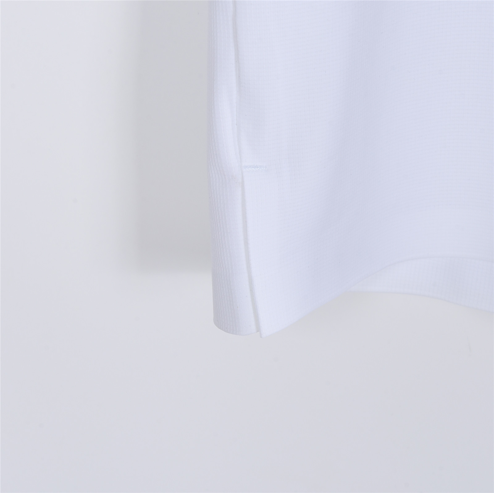 DESCENTE / 迪桑特 华夫格冰丝棉无痕速干polo短袖 白色