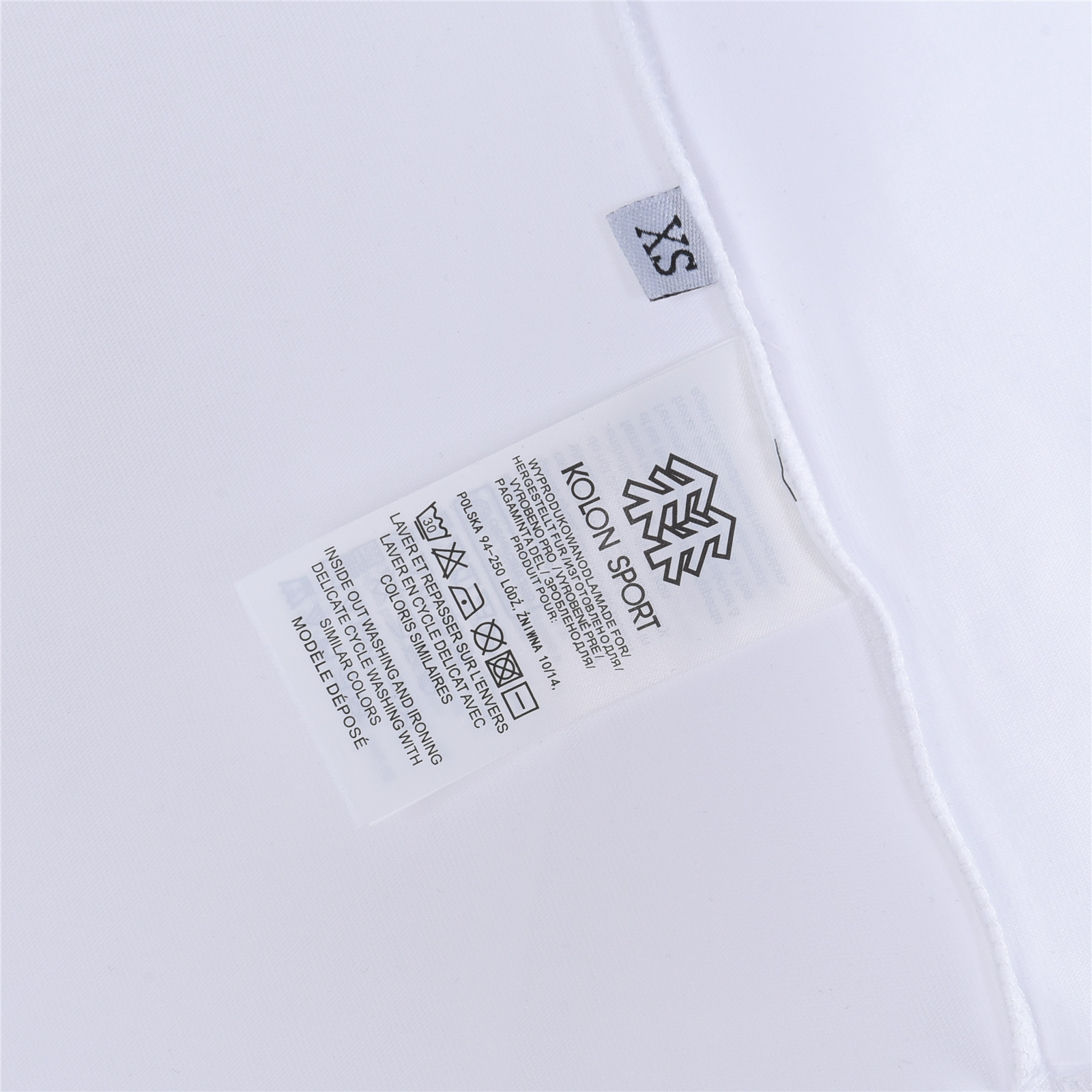 KOLONSPORT/可隆 26新款印花 280克双纱纯棉短袖 白色 黑色