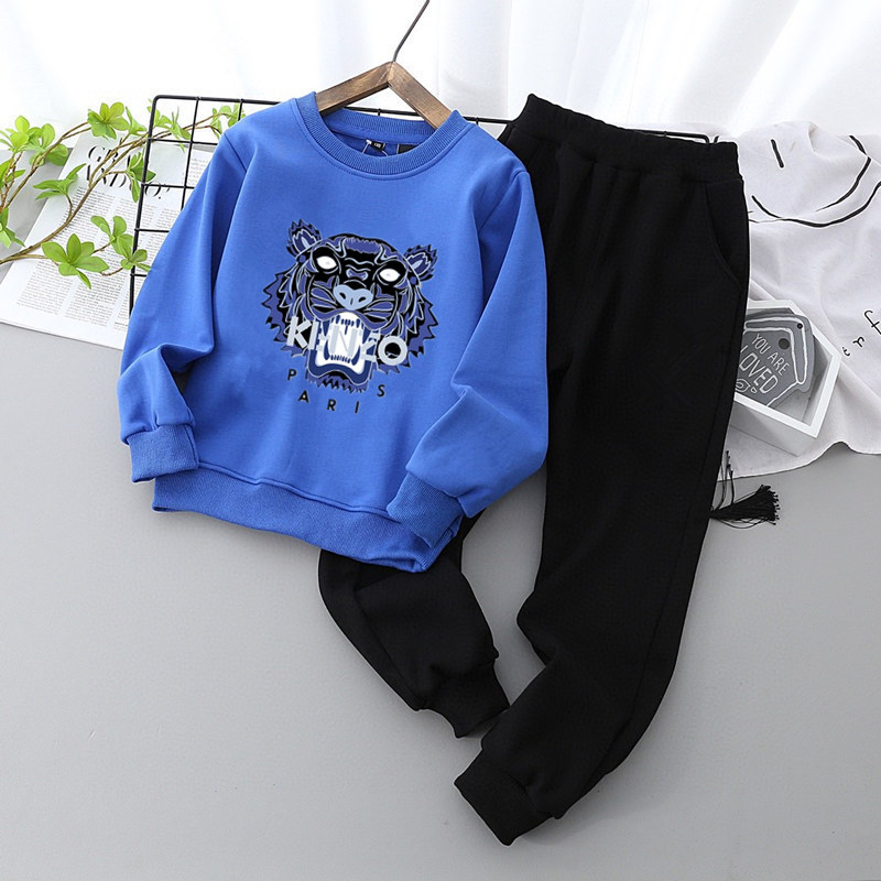 Two pairs of velvet children warmed up in the fall and winter leisure campaign Size: 110-170 - 图片 5
