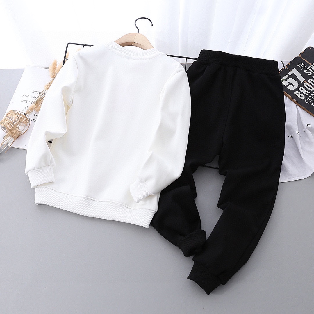 Two pairs of velvet children warmed up in the fall and winter leisure campaign Size: 110-170 - 图片 7