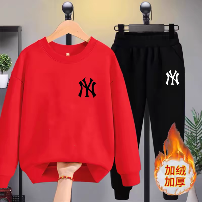 WINTER FLUFFY NY BOYS AND GIRLS WITH TWO PAIRS OF PROTECTIVE PANTS SIZE: 110-170 - 图片 3