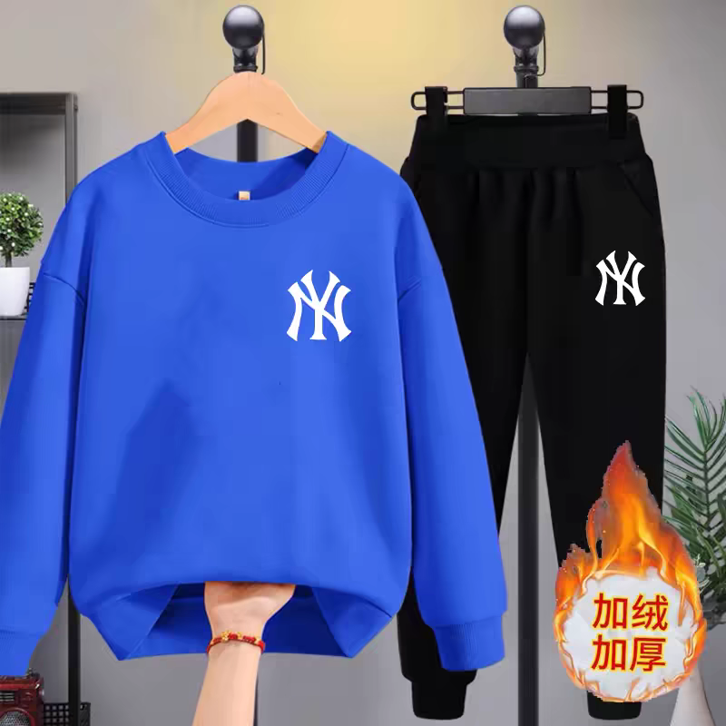 WINTER FLUFFY NY BOYS AND GIRLS WITH TWO PAIRS OF PROTECTIVE PANTS SIZE: 110-170