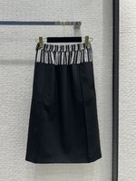 Fendi Clothing Skirts Black White Fall/Winter Collection Vintage