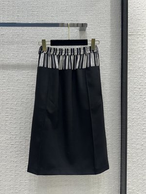 Fendi Clothing Skirts Black White Fall/Winter Collection Vintage